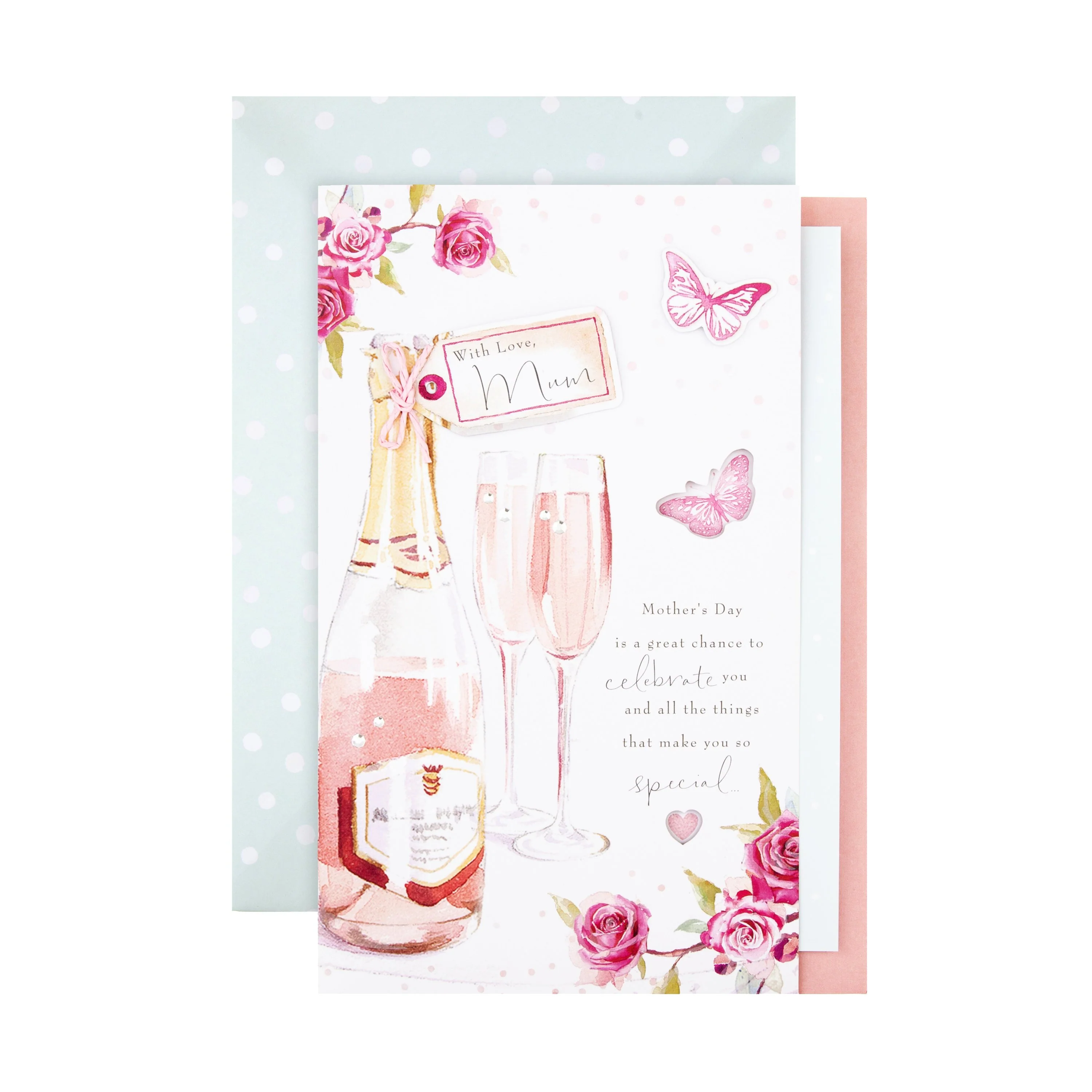 Recyclable Mother's Day Card for Mum - Classic Lucy Cromwell Design with 4-Page Insert