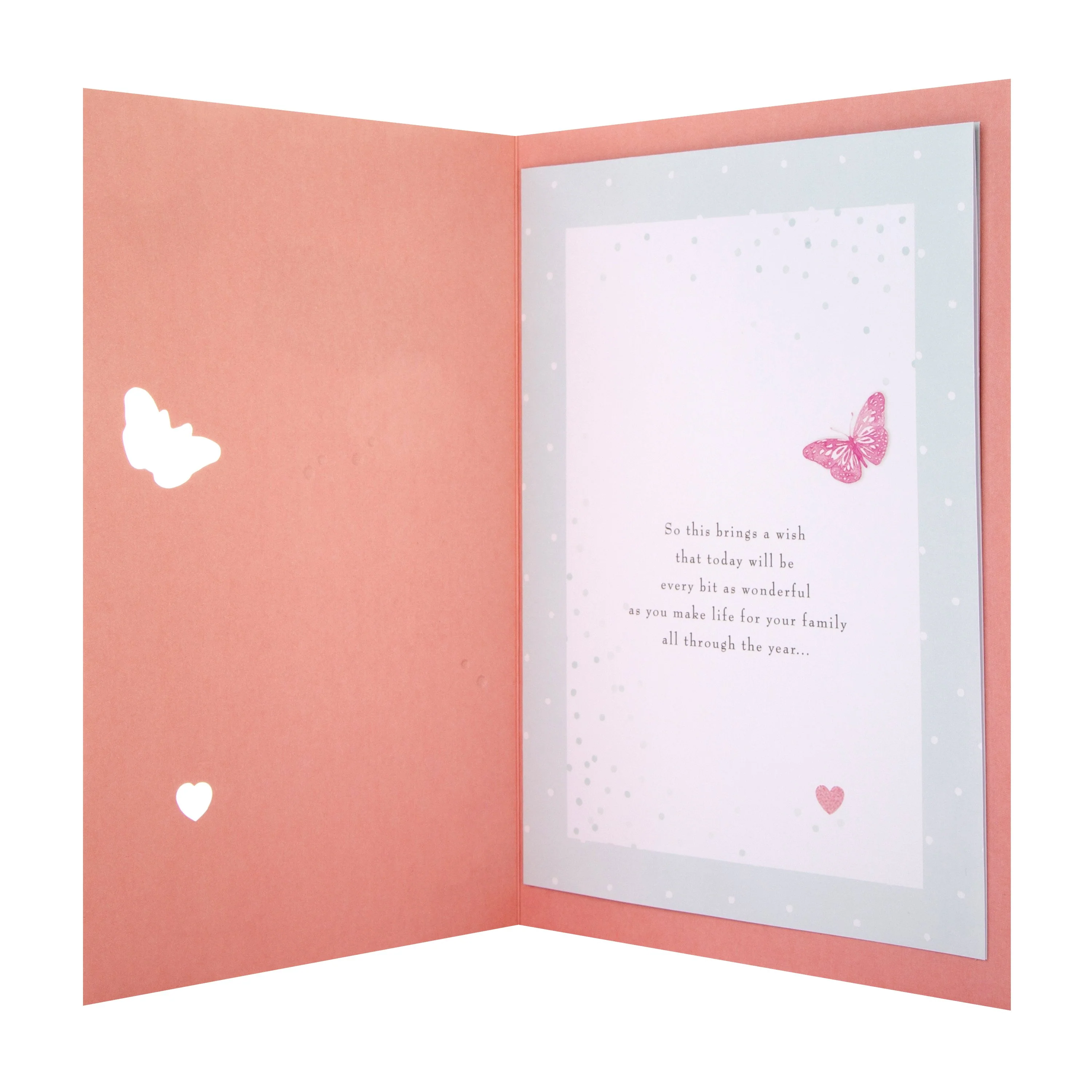 Recyclable Mother's Day Card for Mum - Classic Lucy Cromwell Design with 4-Page Insert - Image 3