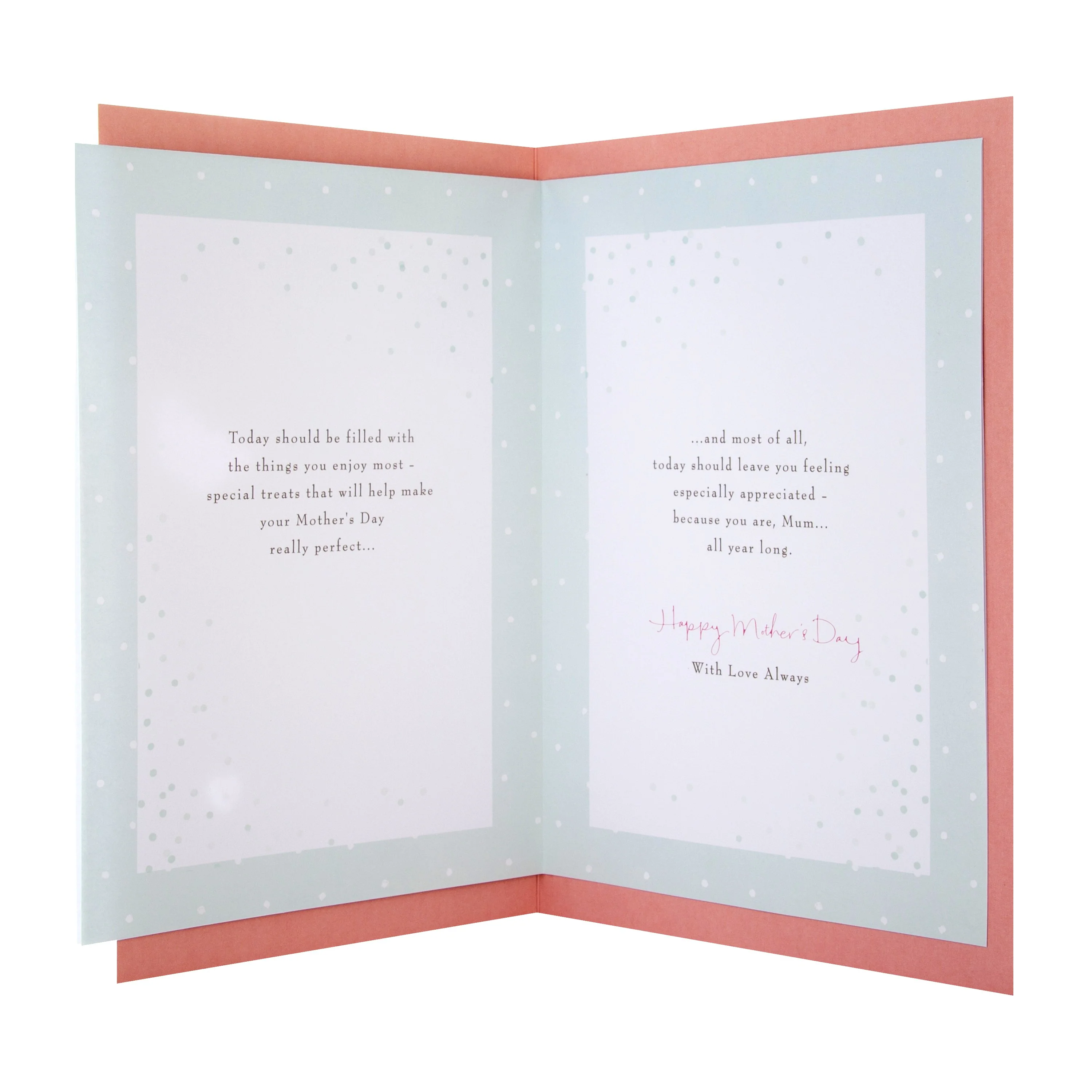 Recyclable Mother's Day Card for Mum - Classic Lucy Cromwell Design with 4-Page Insert - Image 4