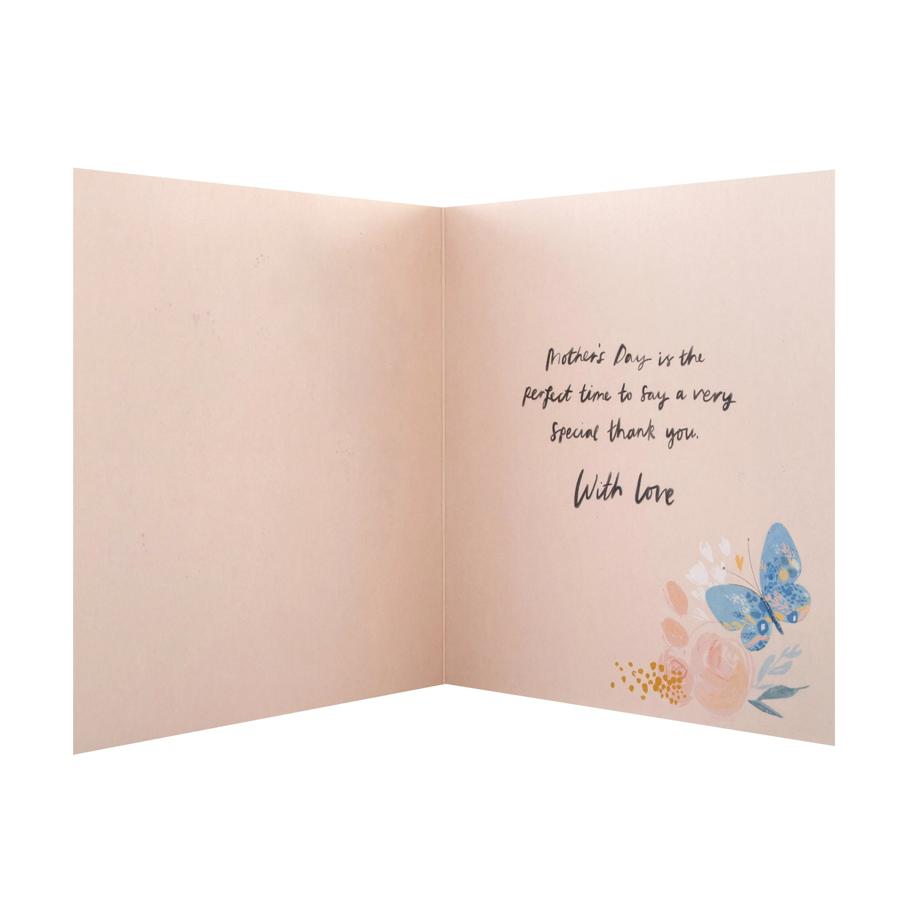 Recyclable Mother's Day Card for Mum - Contemporary Floral Design - Image 3