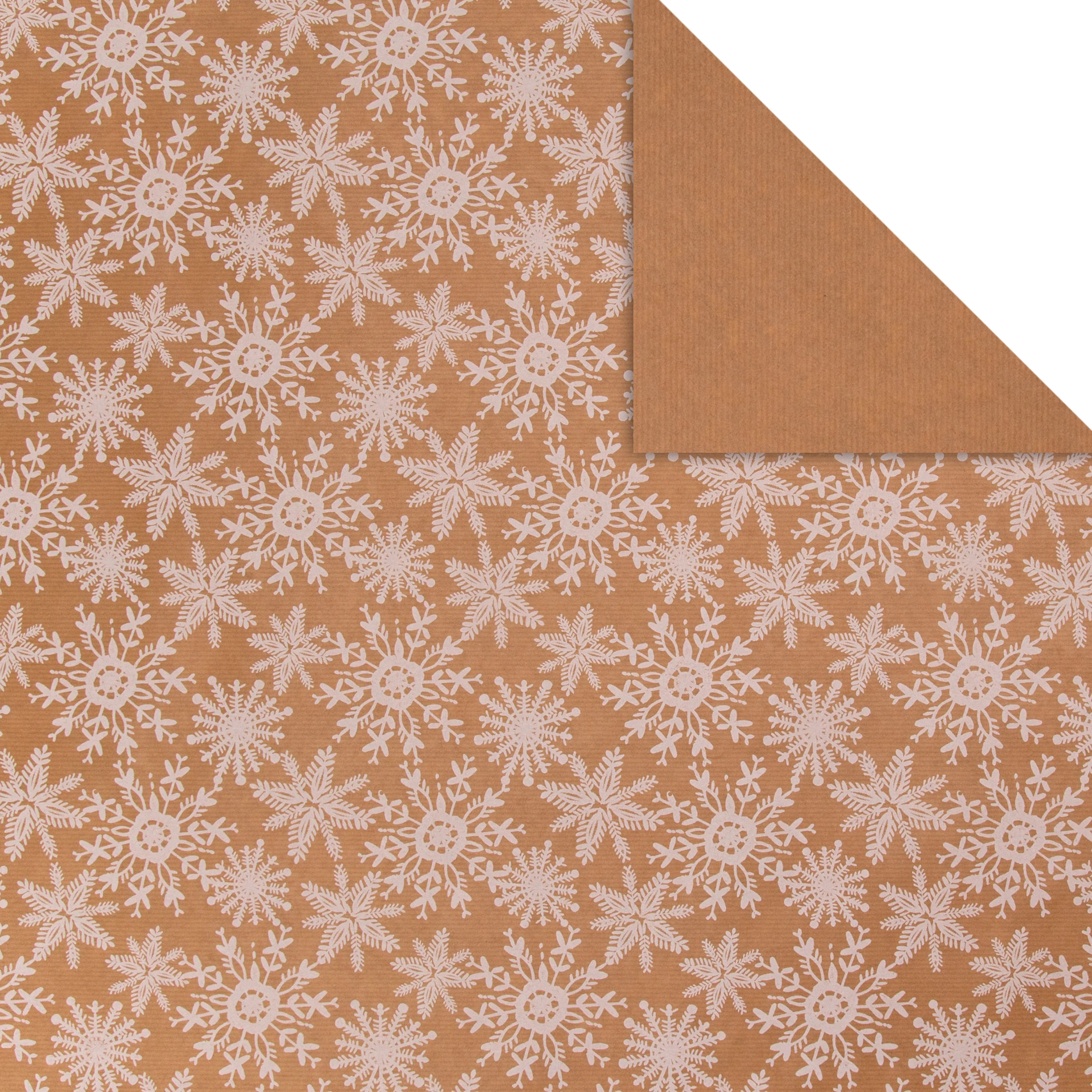 18M Kraft Christmas Wrapping Paper Bundle - 6 Rolls in 3 Designs - Image 5