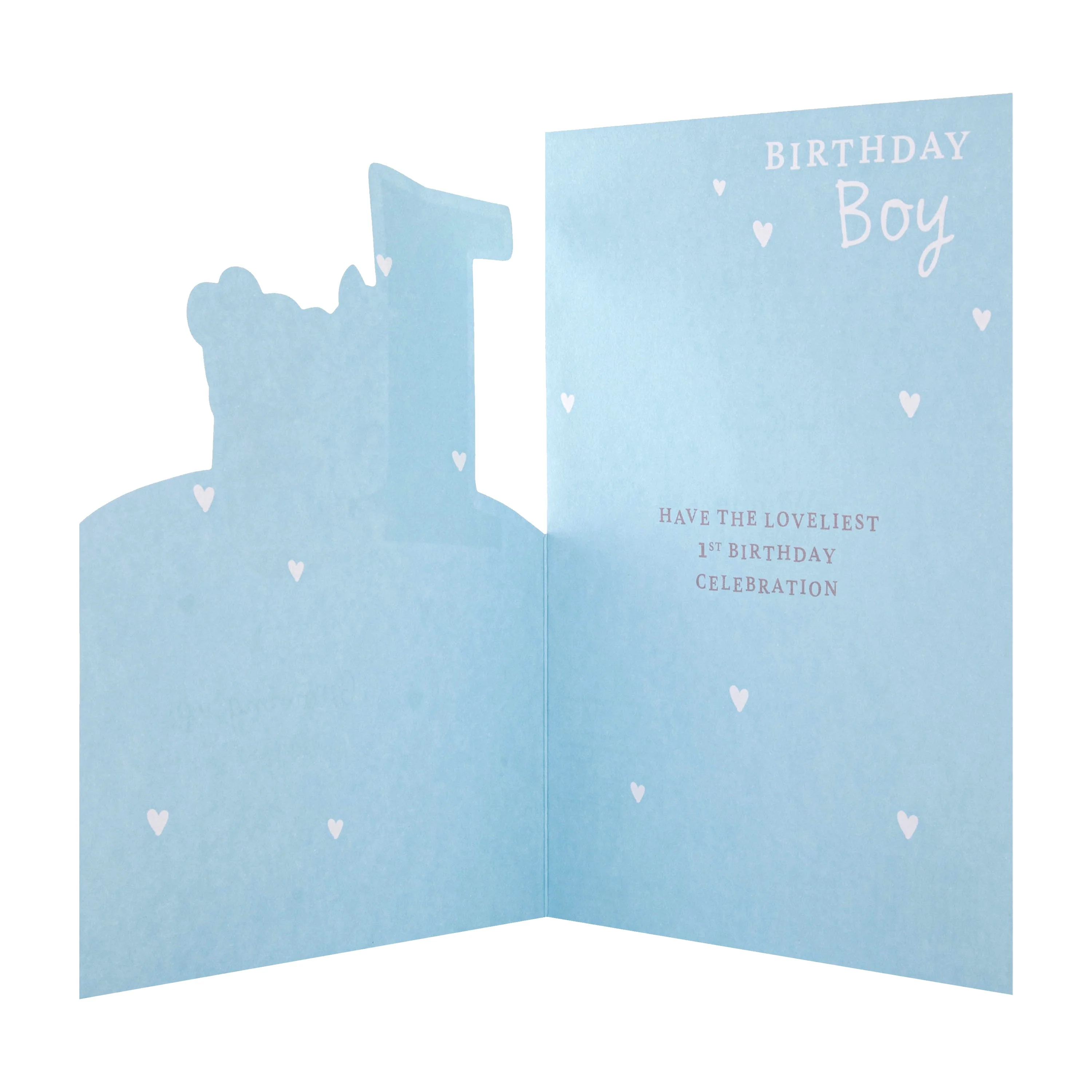 1st Birthday Card for Boy - Disney Winnie the Pooh Design - Image 2
