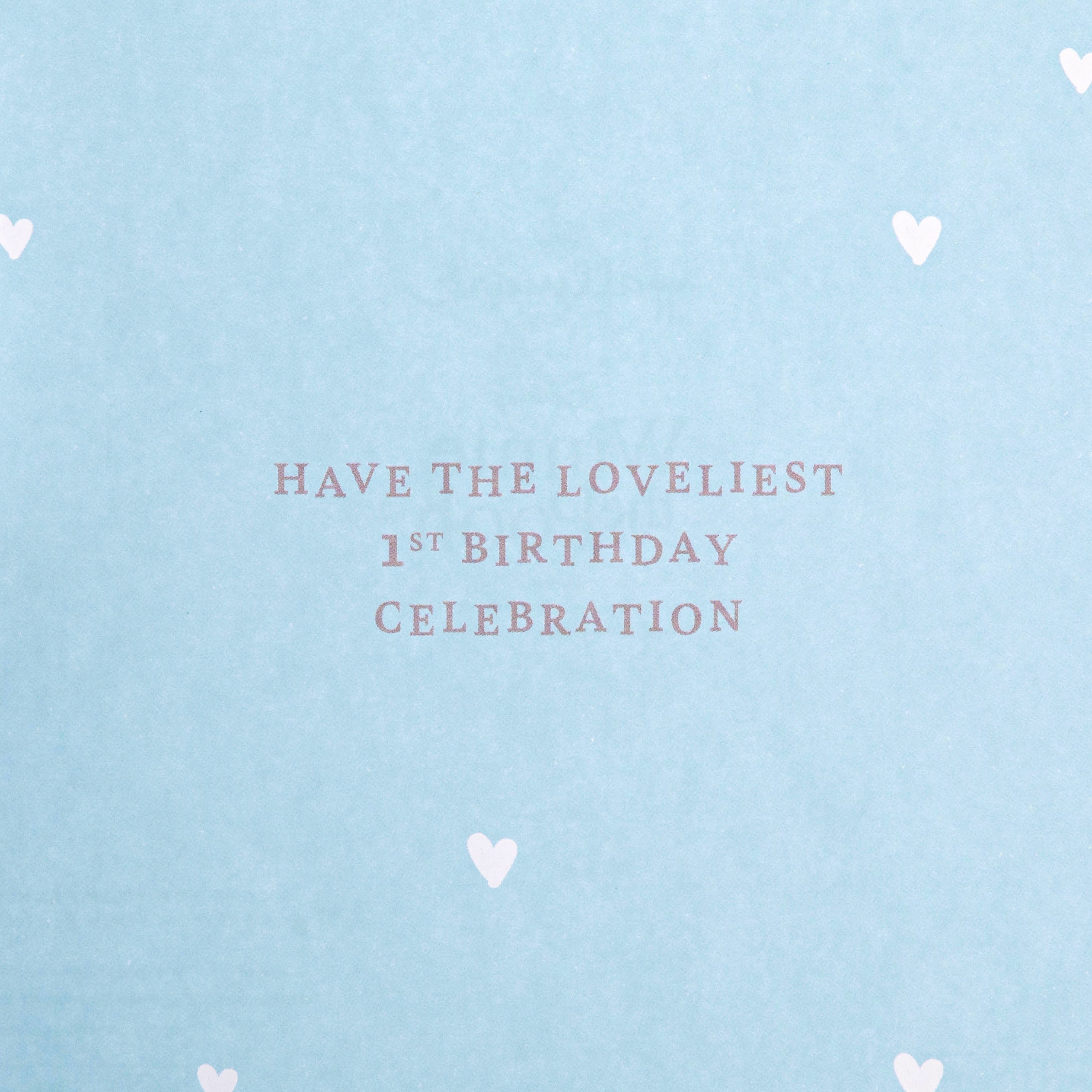 1st Birthday Card for Boy - Disney Winnie the Pooh Design - Image 3
