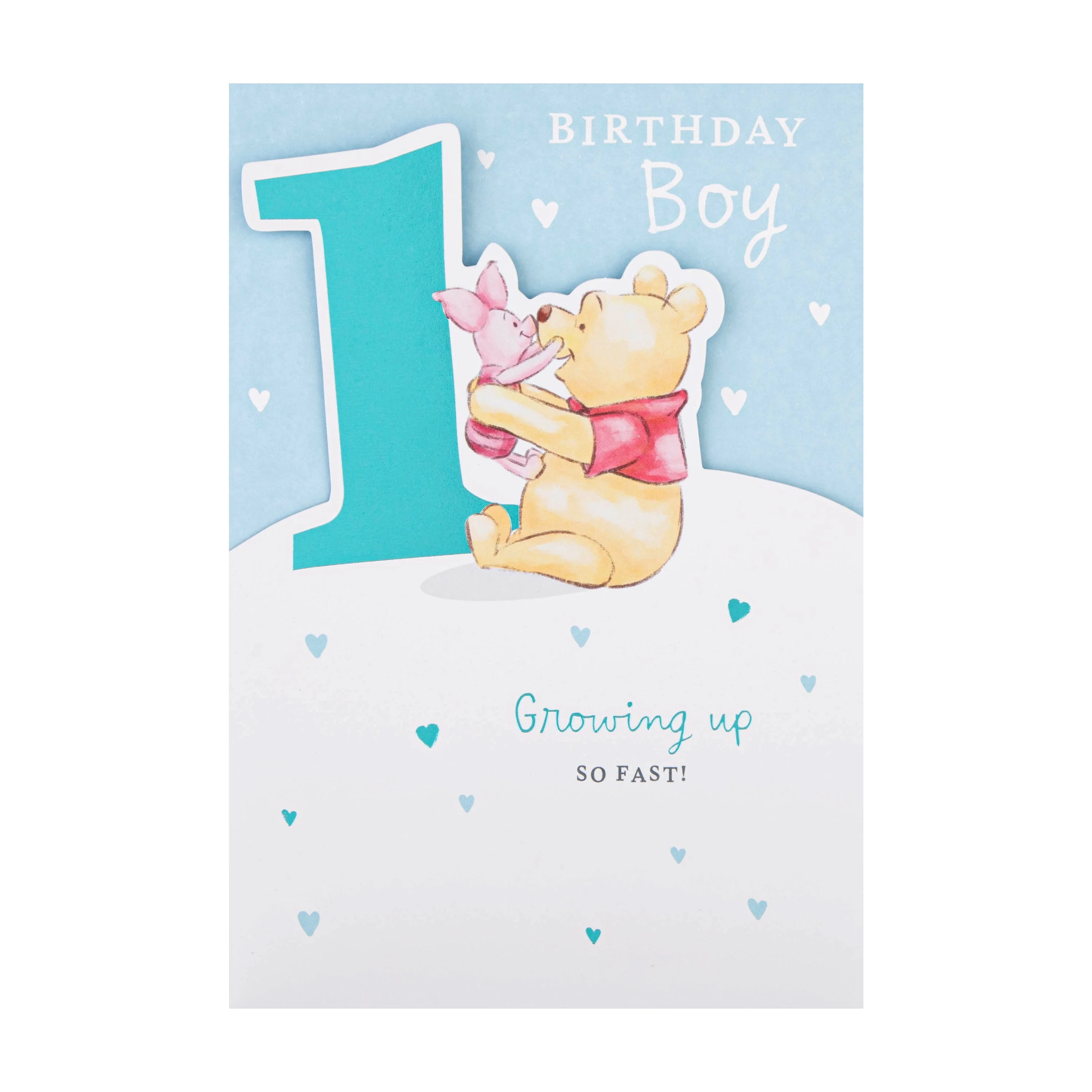 1st Birthday Card for Boy - Disney Winnie the Pooh Design - Image 4