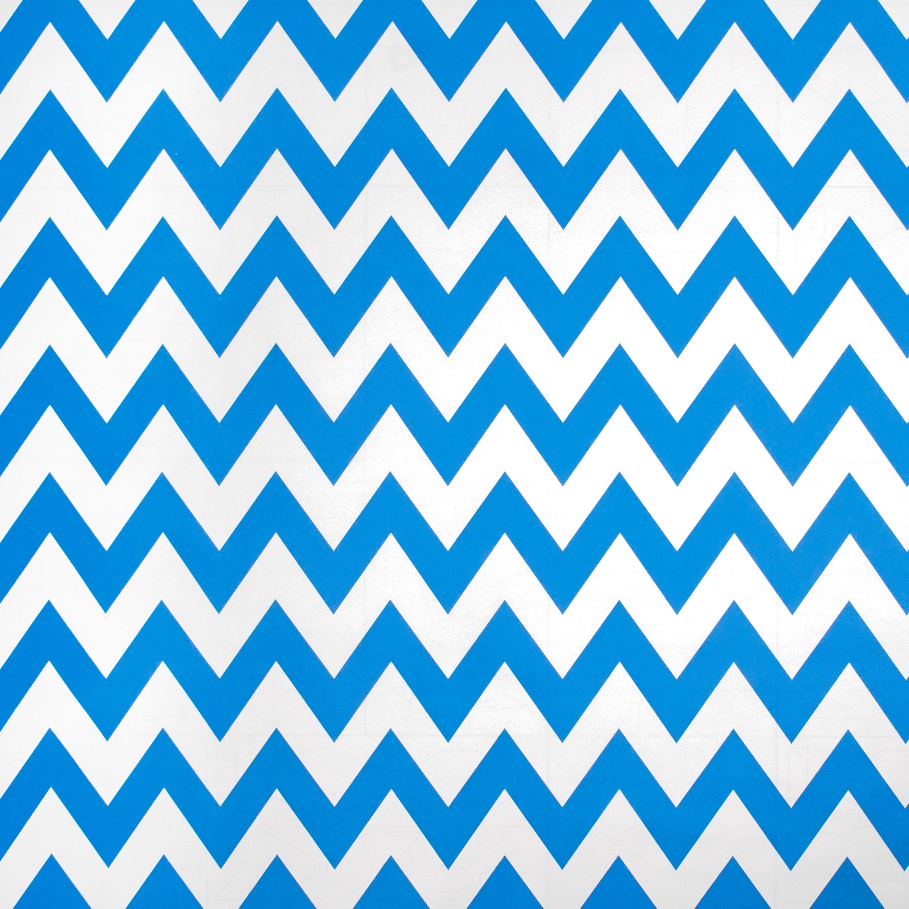 2M Any Occasion Wrapping Paper - Blue Zig-Zag Design - Image 5