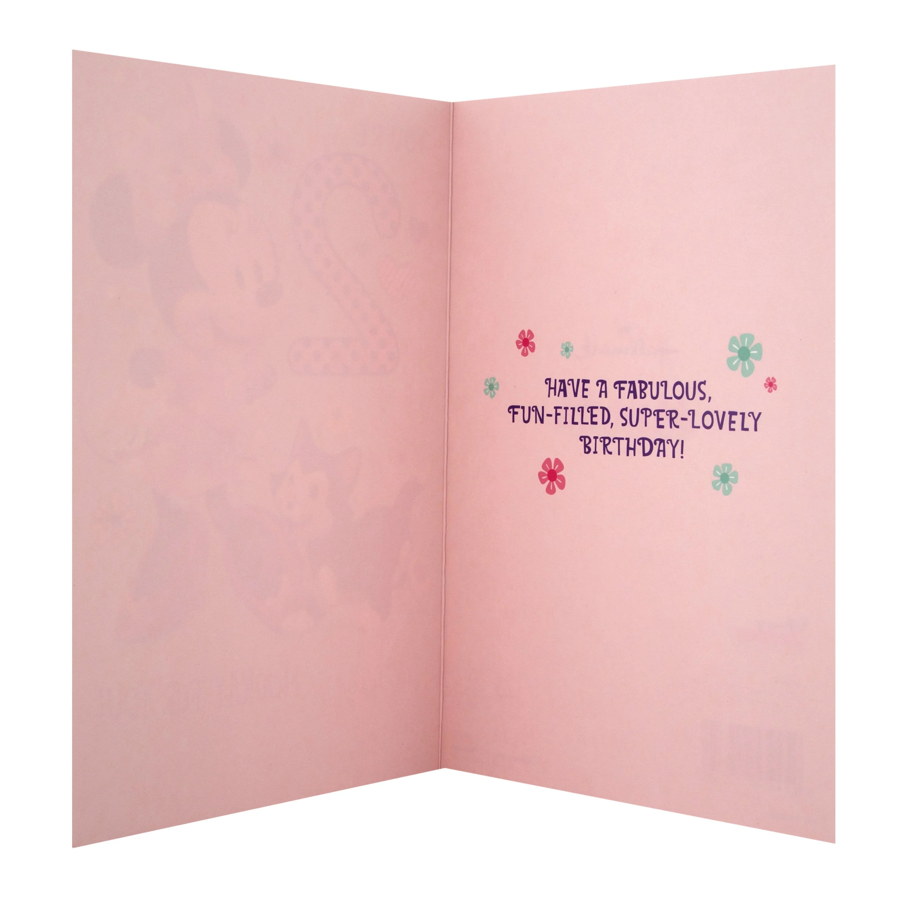 2nd Birthday Card from Hallmark - Disney Minnie Mouse Design - Image 2
