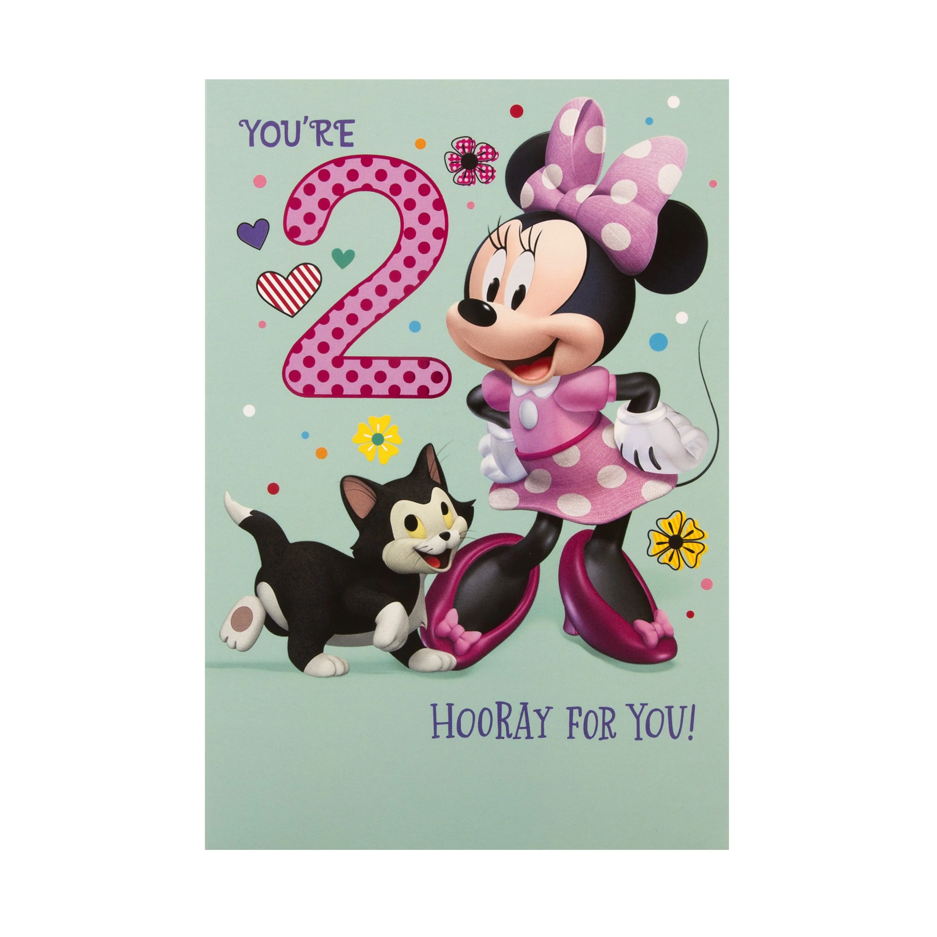 2nd Birthday Card from Hallmark - Disney Minnie Mouse Design - Image 3