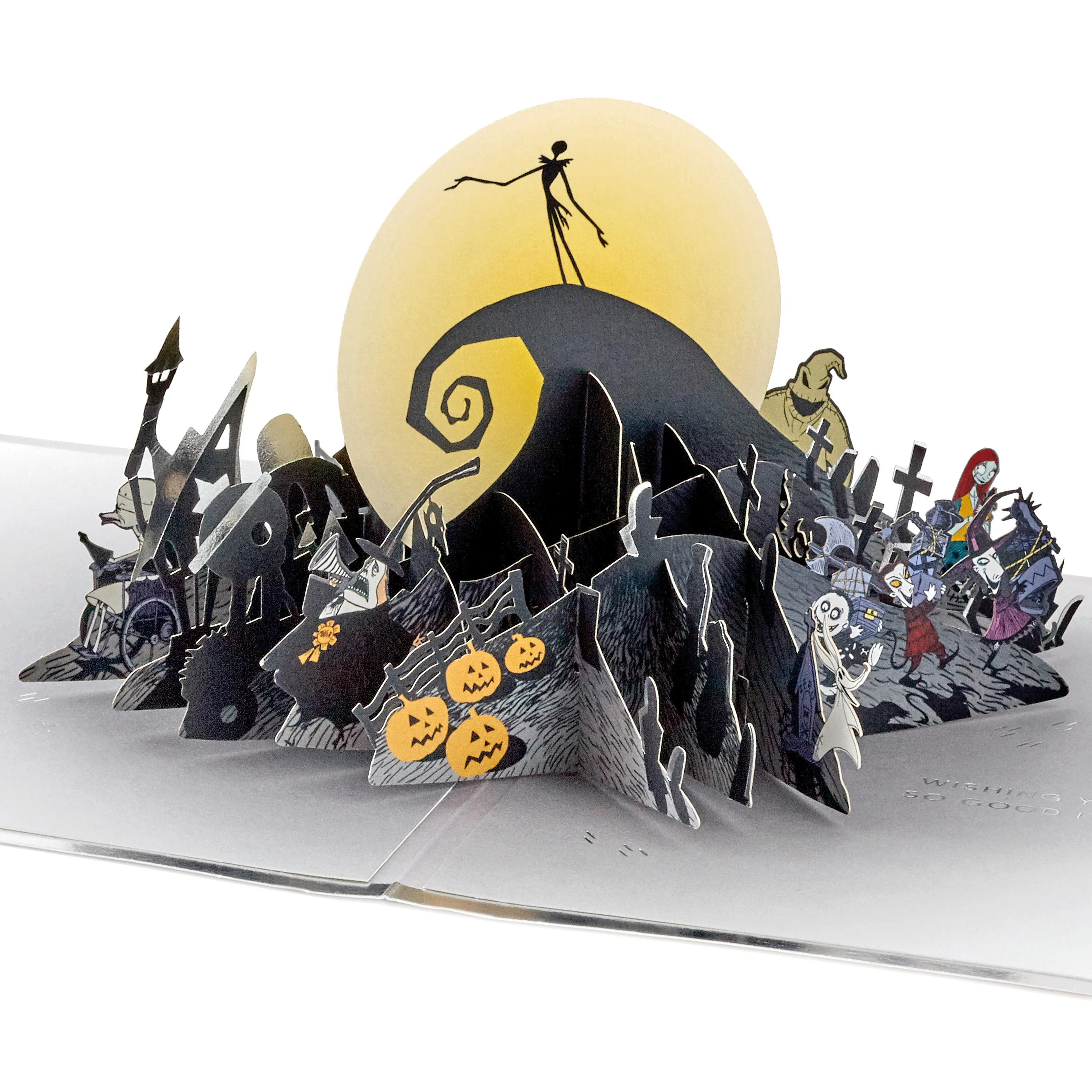 3D Pop-Up Any Occasion, Birthday Card - The Nightmare Before Christmas Design