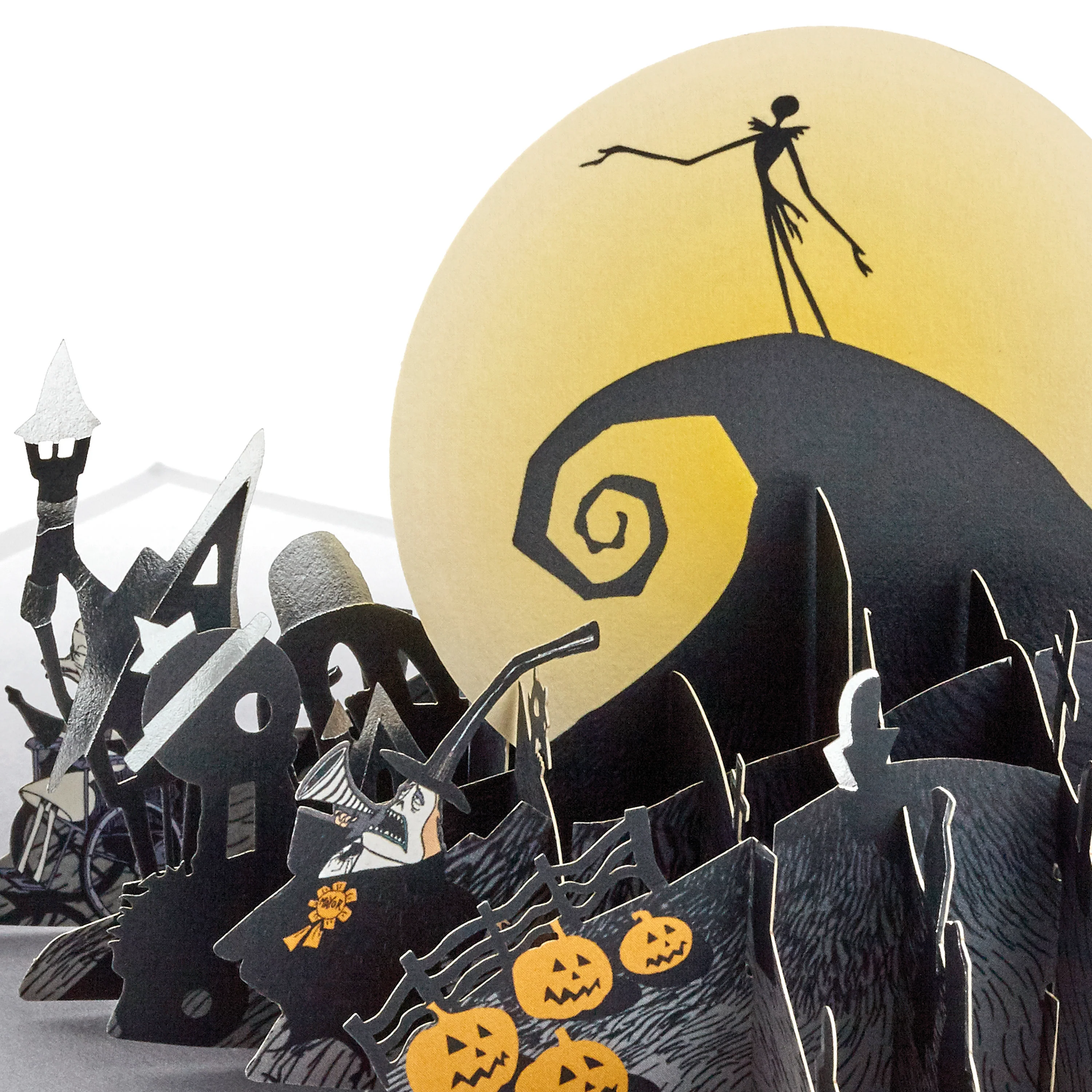 3D Pop-Up Any Occasion, Birthday Card - The Nightmare Before Christmas Design - Image 3
