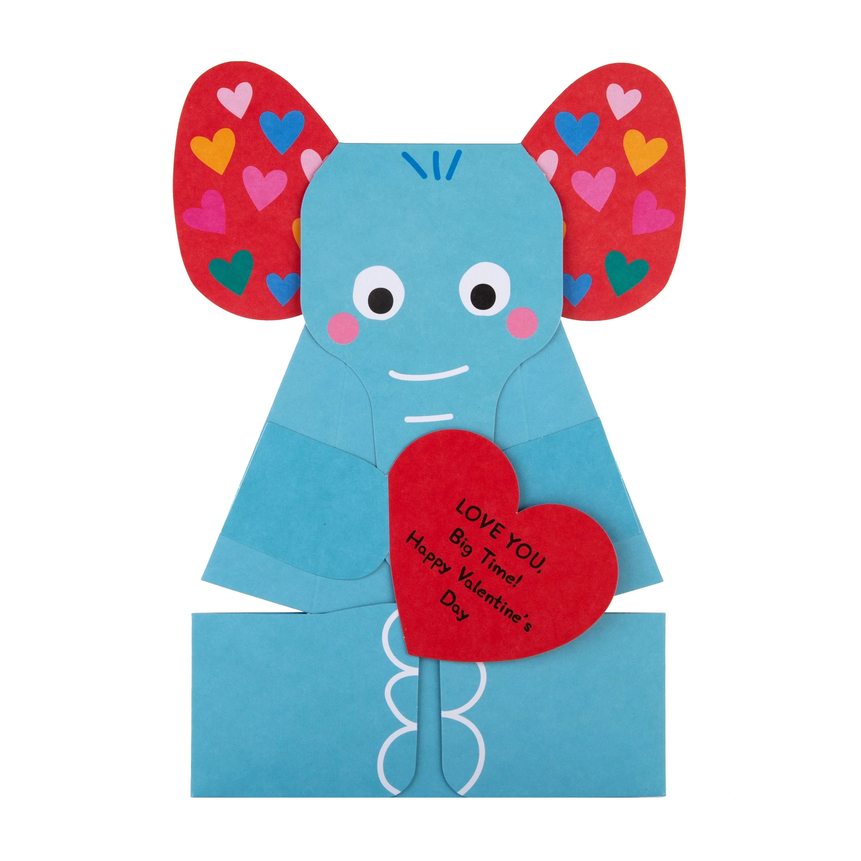 3D Valentine's Day Card for the One I Love - Cute Elephant Design - Image 5
