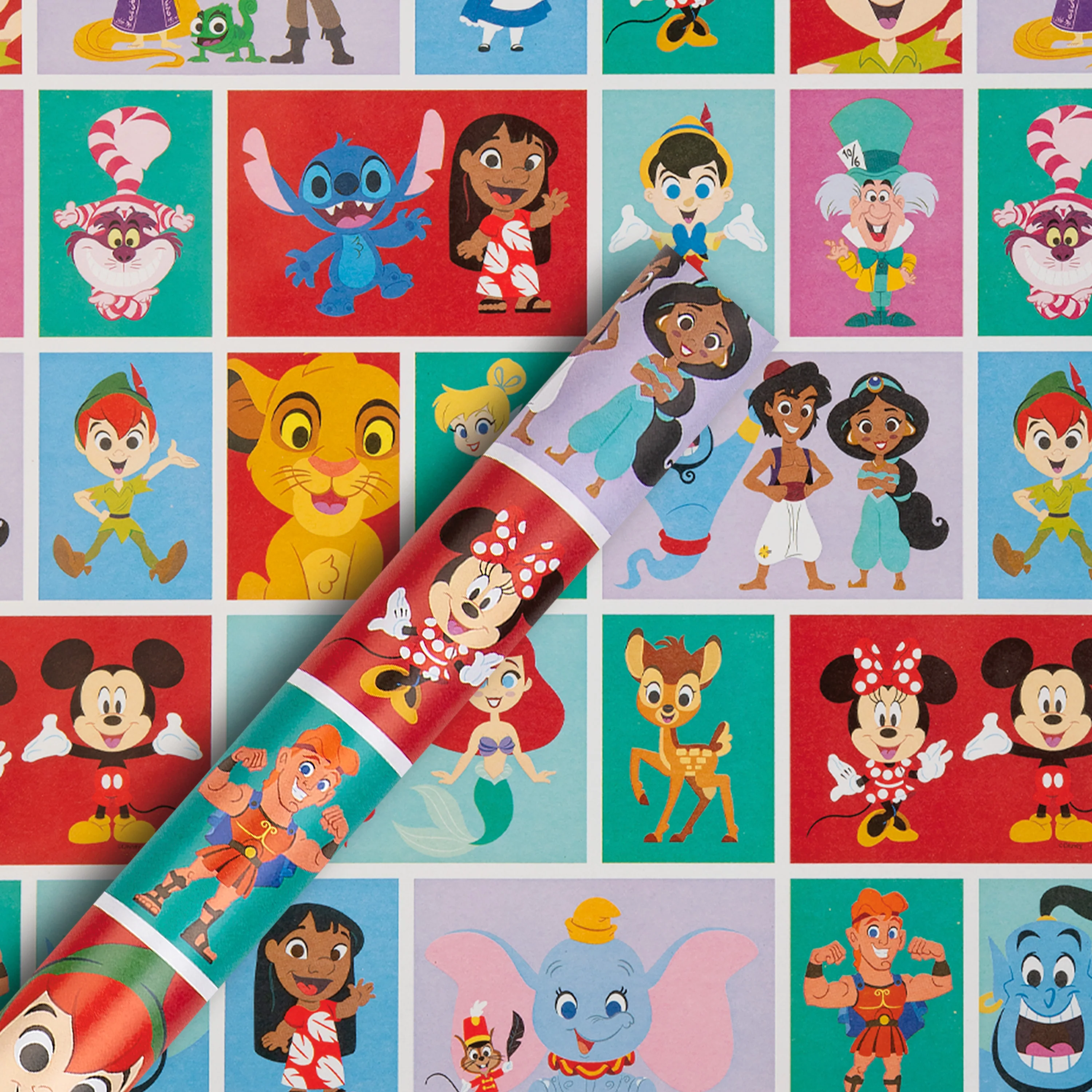 6M Wrapping Paper - 3 x 2M Rolls in 1 Disney Characters Design - Image 6