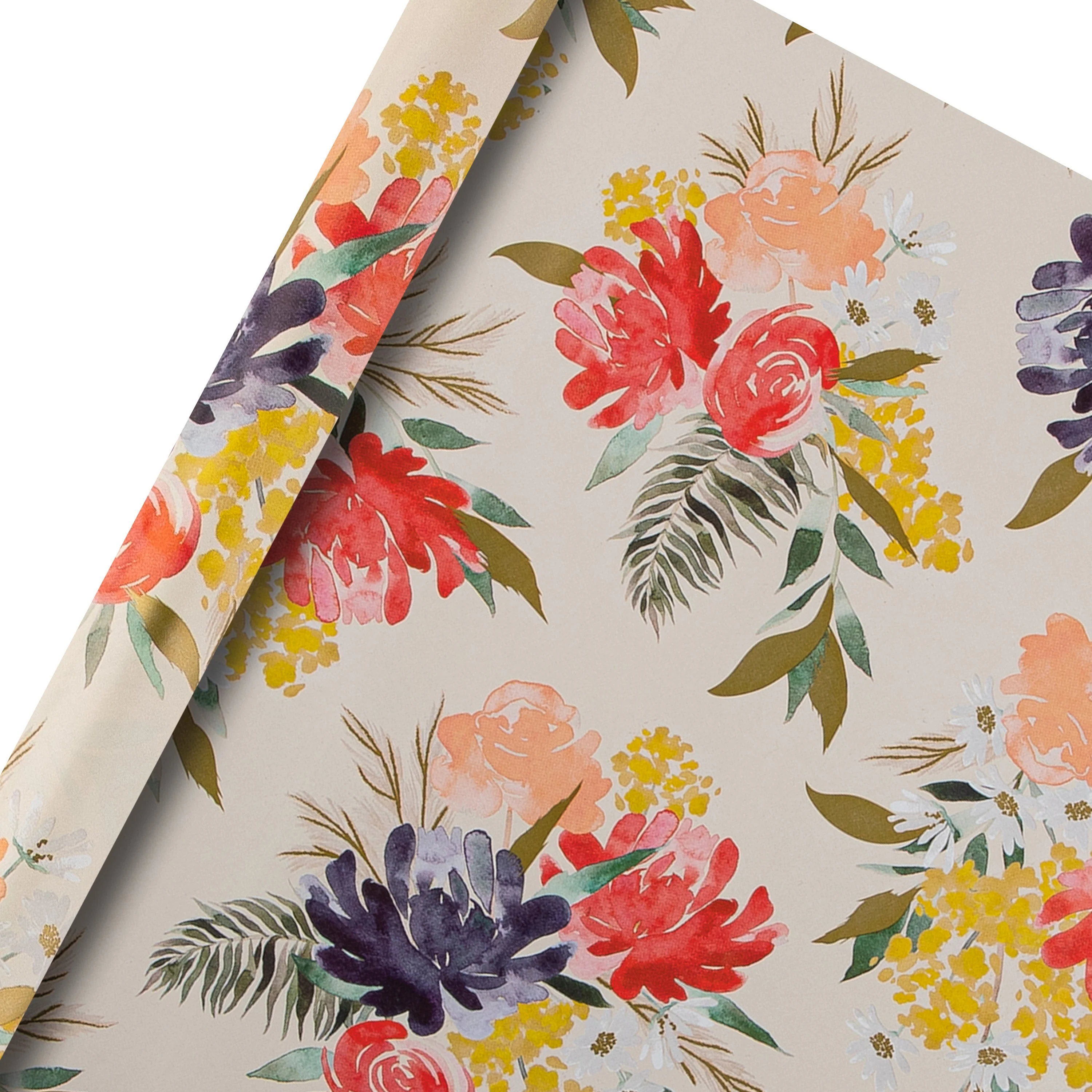 6M Any Occasion Wrapping Paper - 3 x 2M Rolls in 1 Floral Design - Image 6