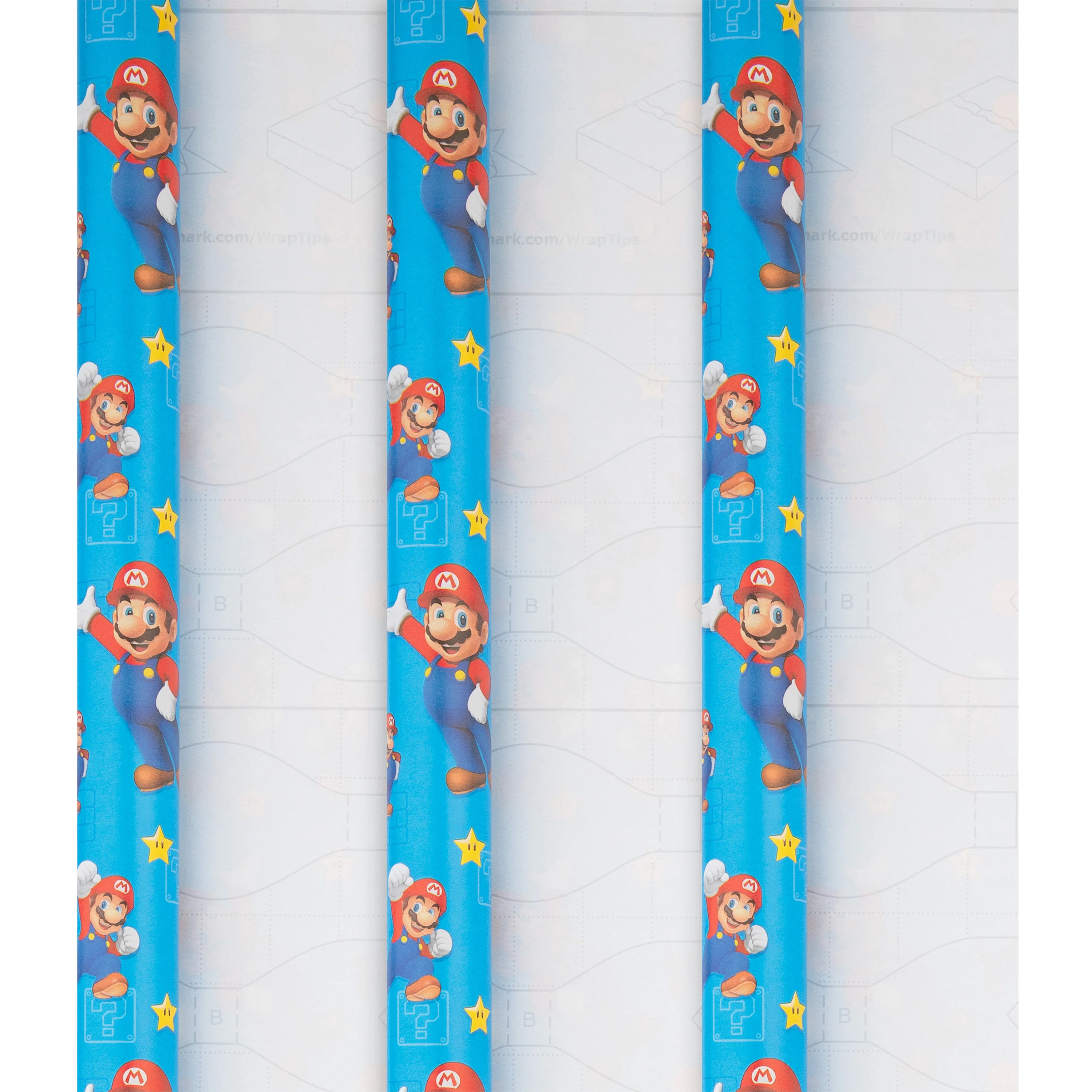 6M Wrapping Paper - 3 x 2M Rolls in 1 Super Mario Bros. Design - Image 3