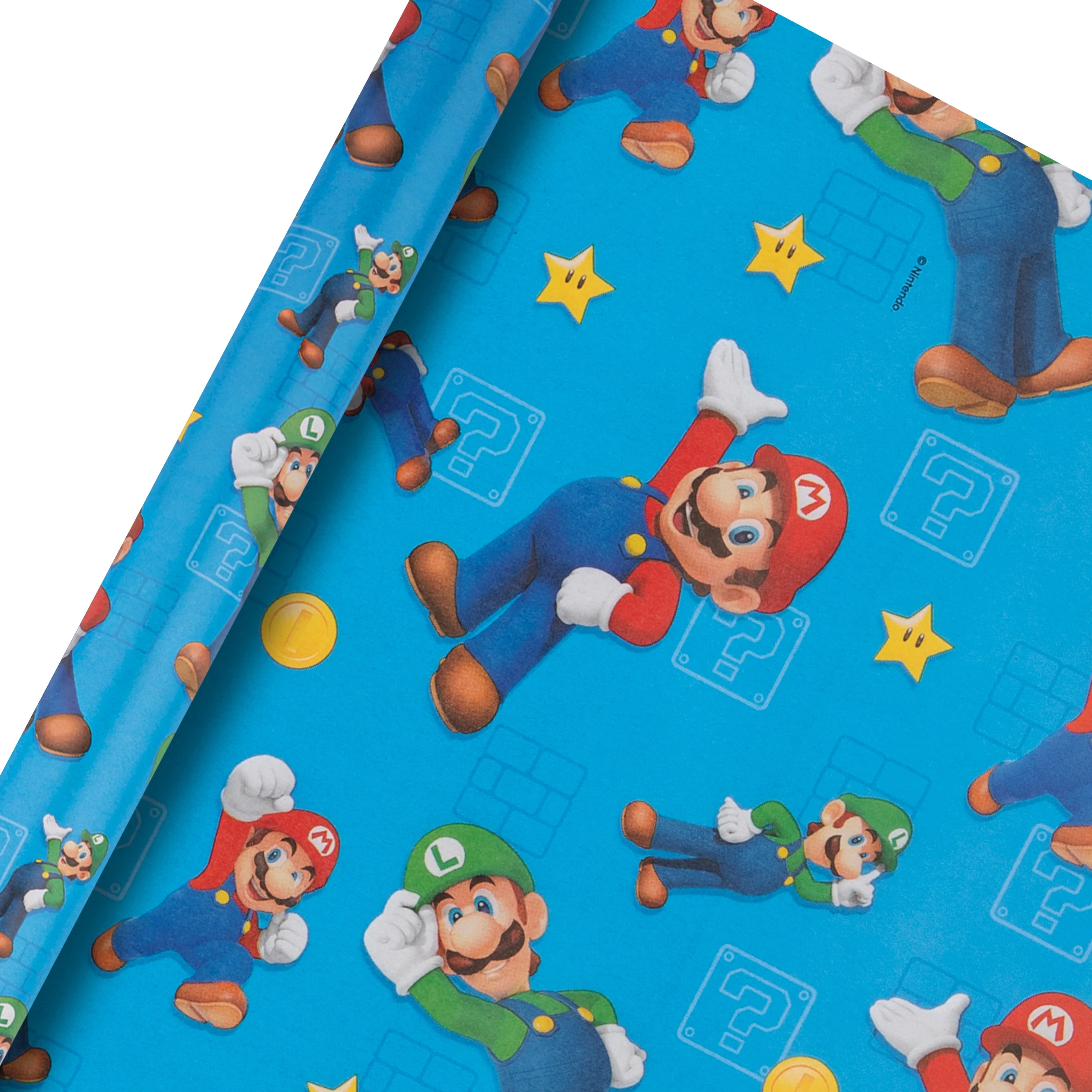 6M Wrapping Paper - 3 x 2M Rolls in 1 Super Mario Bros. Design - Image 7