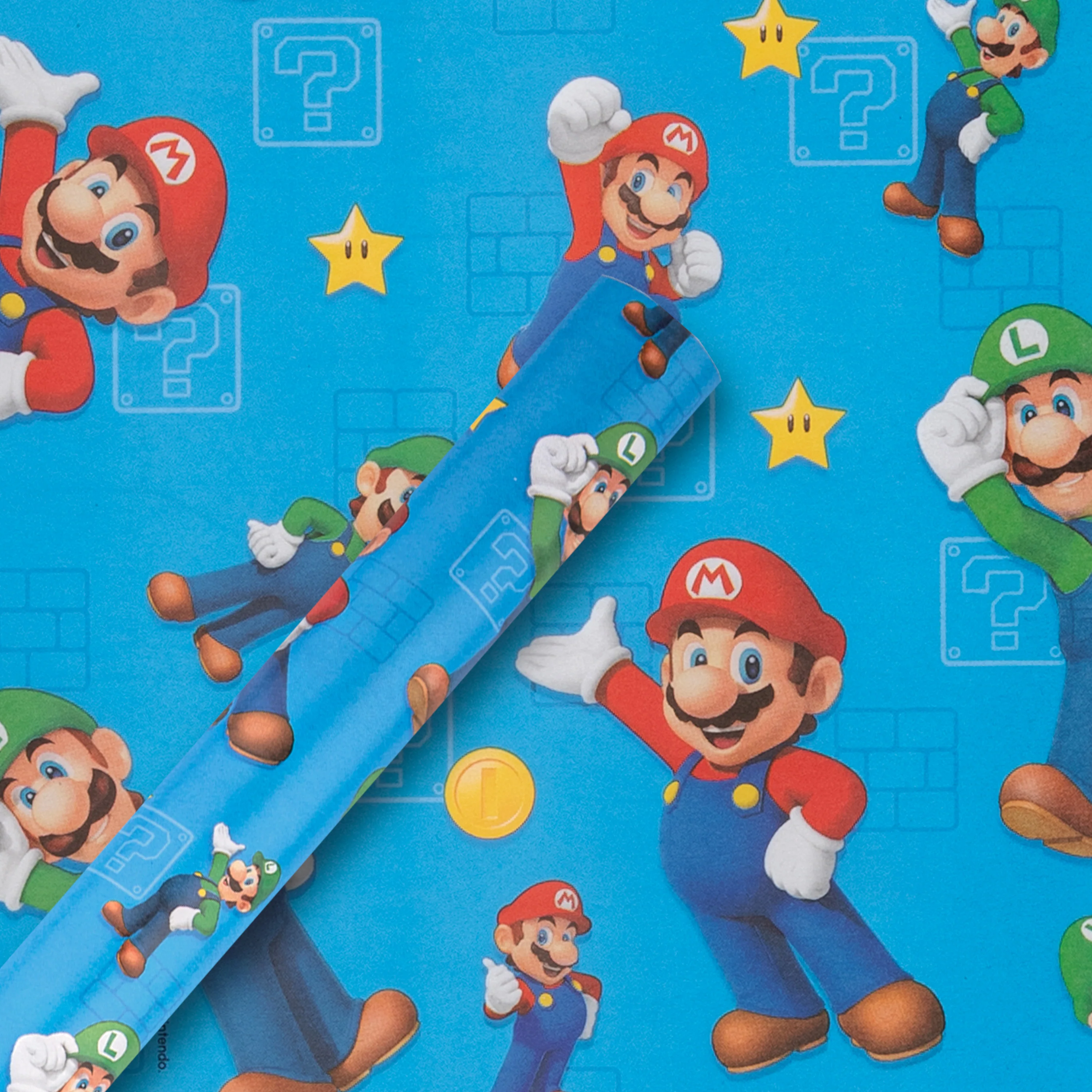 6M Wrapping Paper - 3 x 2M Rolls in 1 Super Mario Bros. Design - Image 8