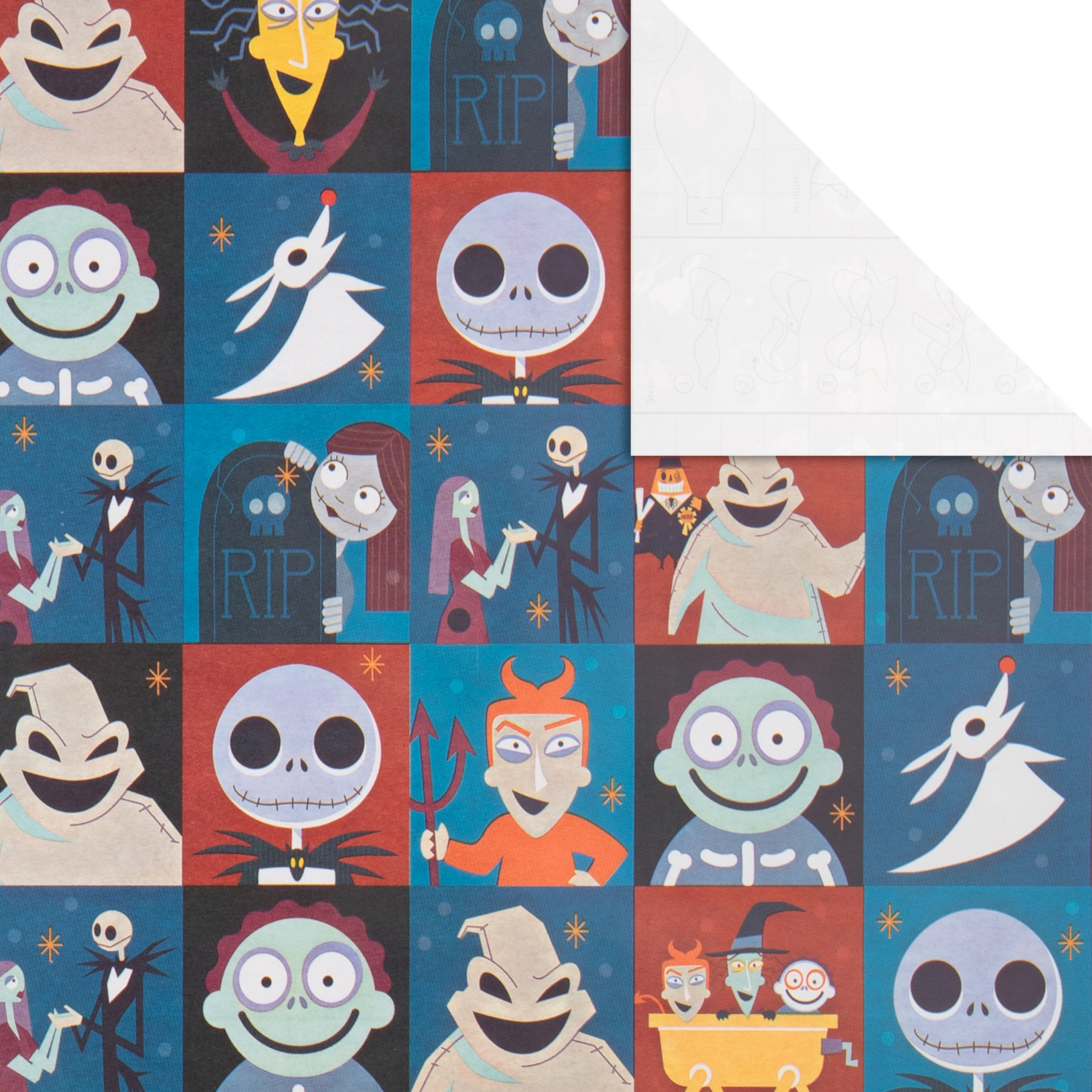6M Any Occasion Wrapping Paper - 3 x 2M Rolls in 1 The Nightmare Before Christmas Design - Image 5
