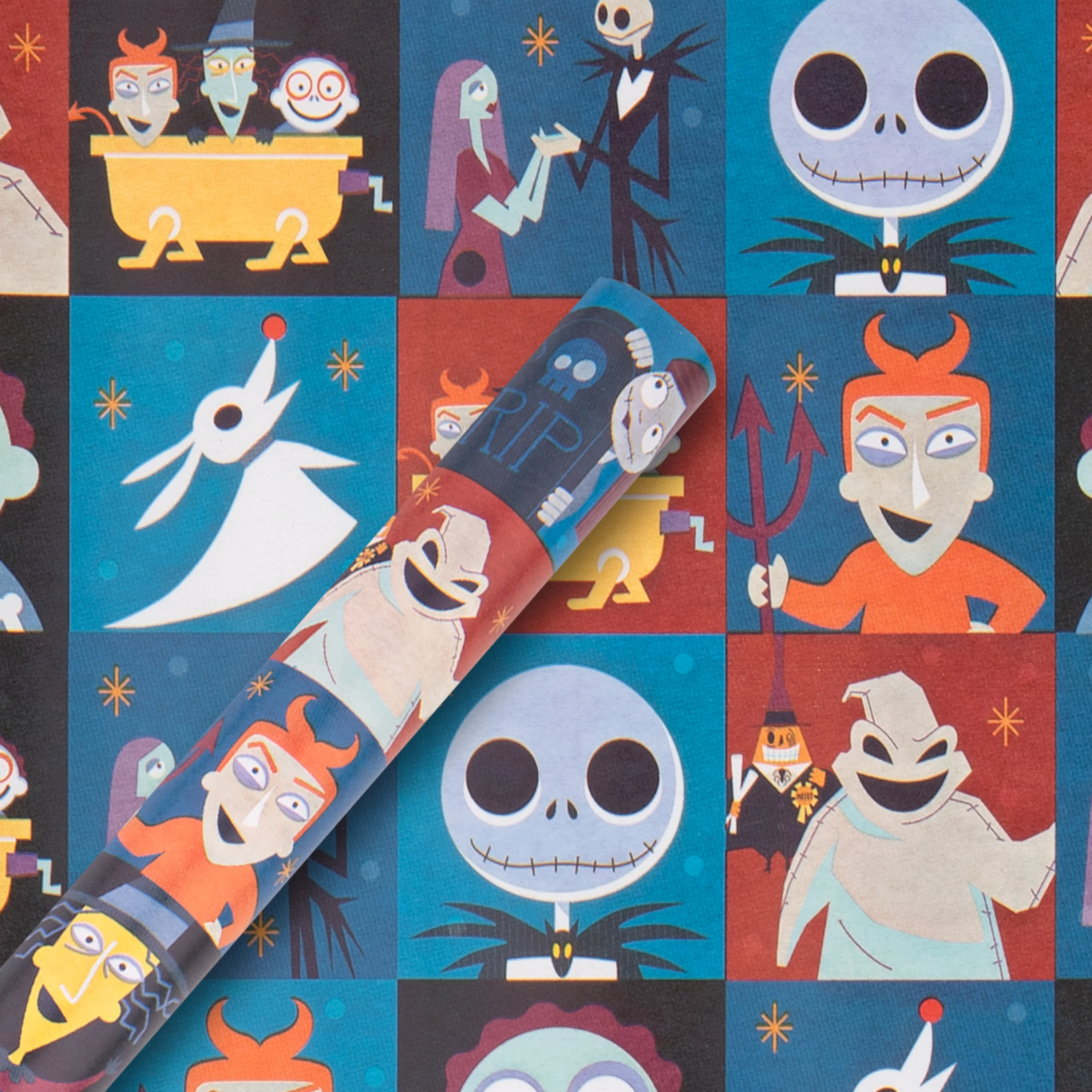 6M Any Occasion Wrapping Paper - 3 x 2M Rolls in 1 The Nightmare Before Christmas Design - Image 8