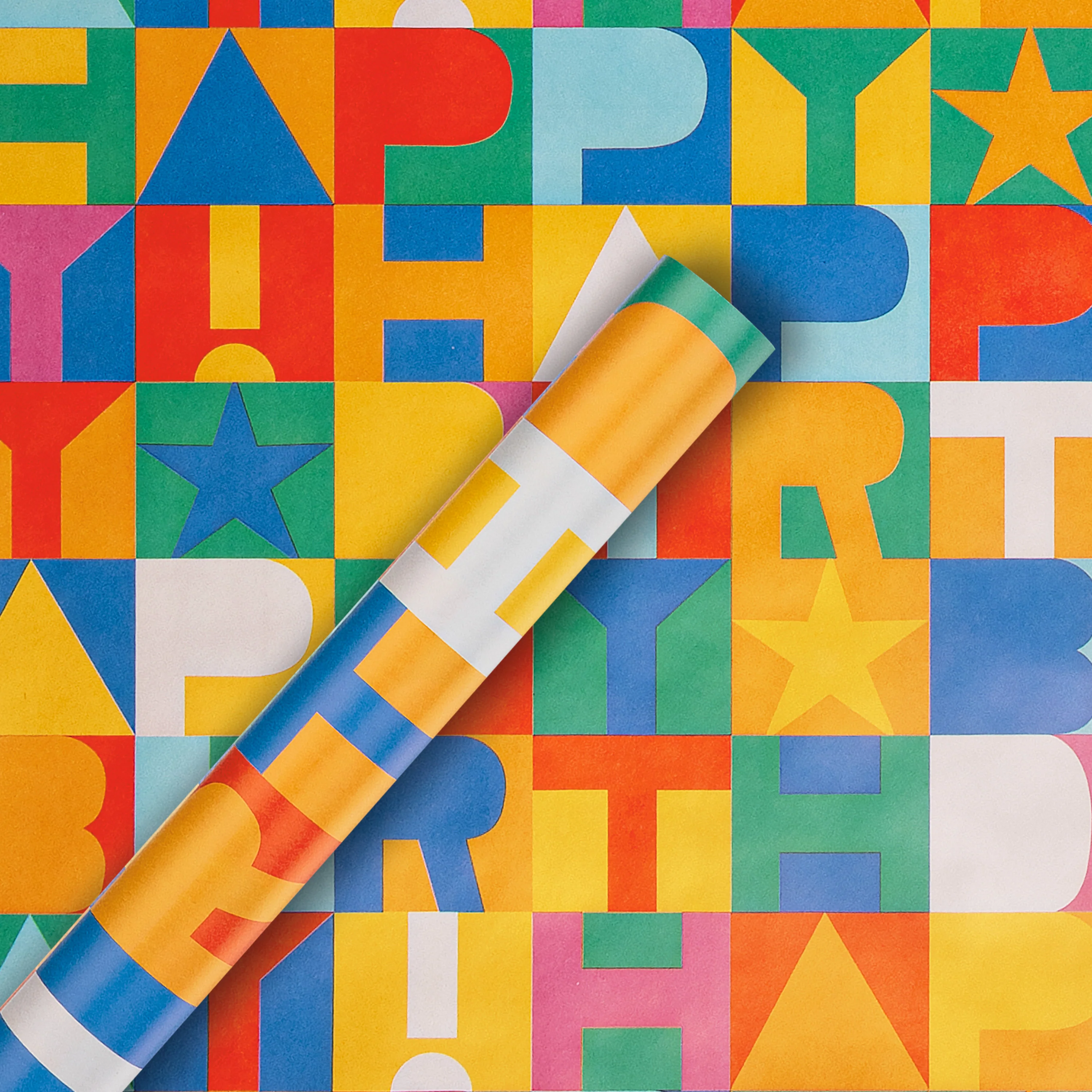 6M Birthday Wrapping Paper - 3 x 2M Rolls in 1 Colourful 'Happy Birthday' Design - Image 6
