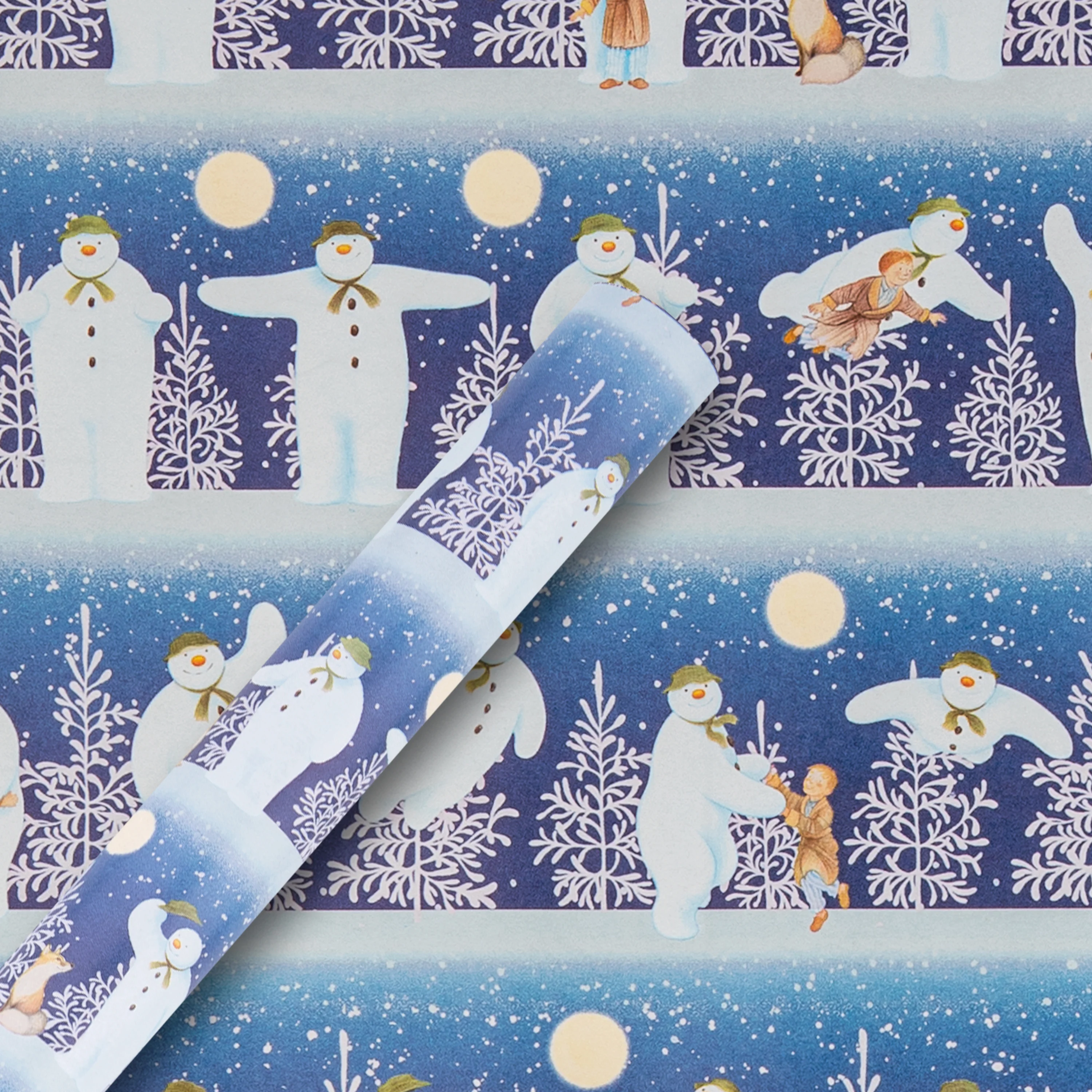 6M Christmas Wrapping Paper - 3 x 2M Rolls in 1 The Snowman™ Design - Image 6