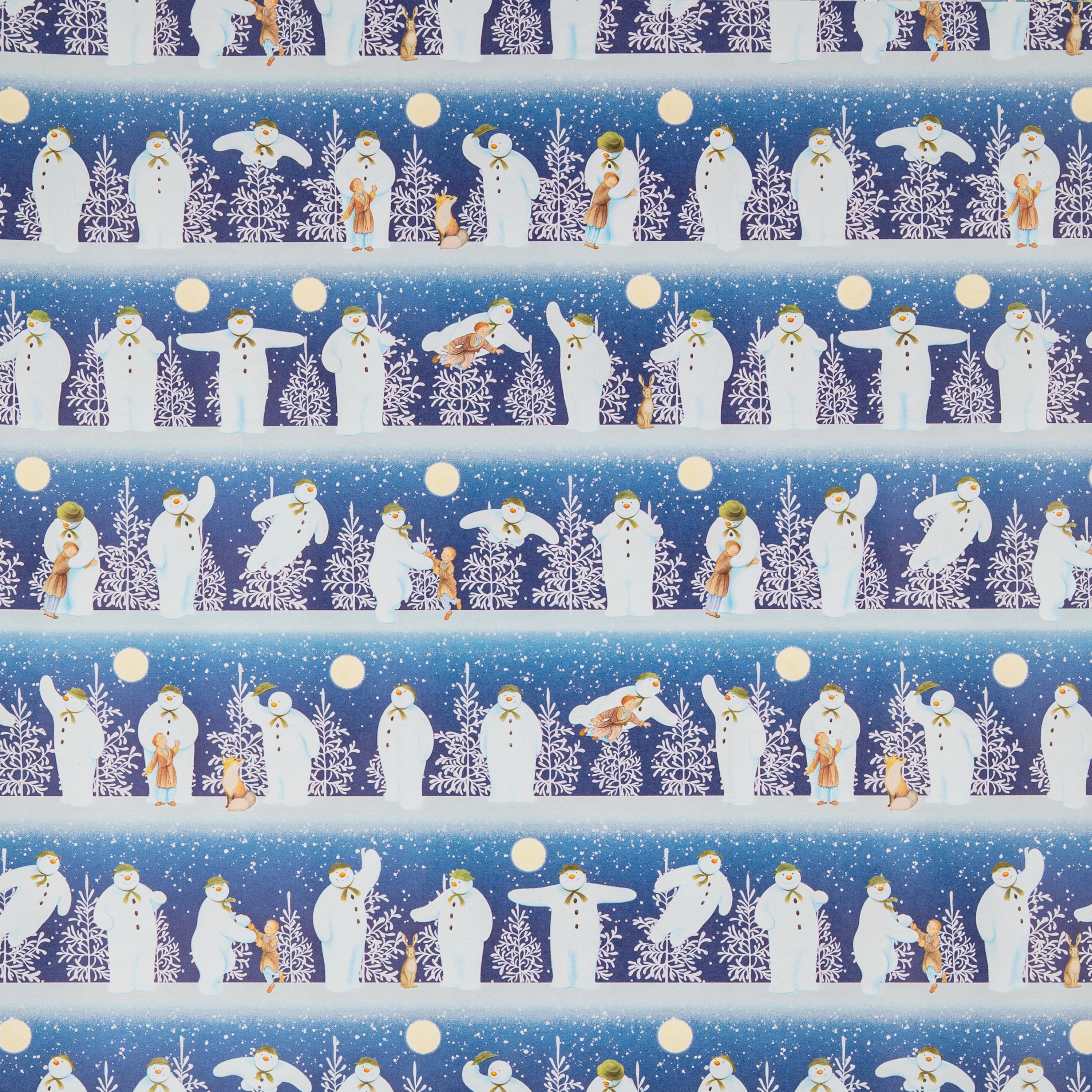 6M Christmas Wrapping Paper - 3 x 2M Rolls in 1 The Snowman™ Design - Image 8