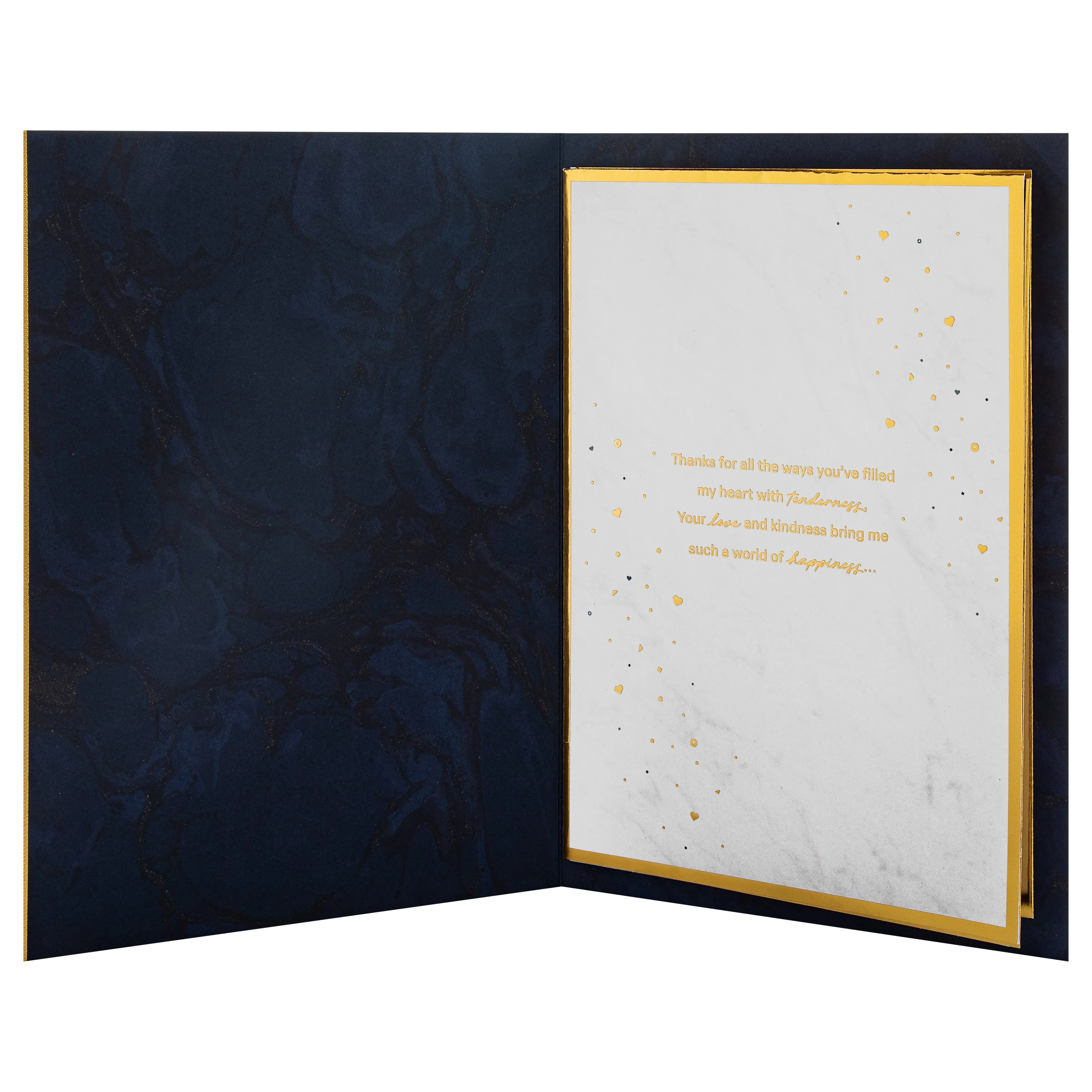 Anniversary Card for Husband - Light Patterned Design with Heart - Image 2