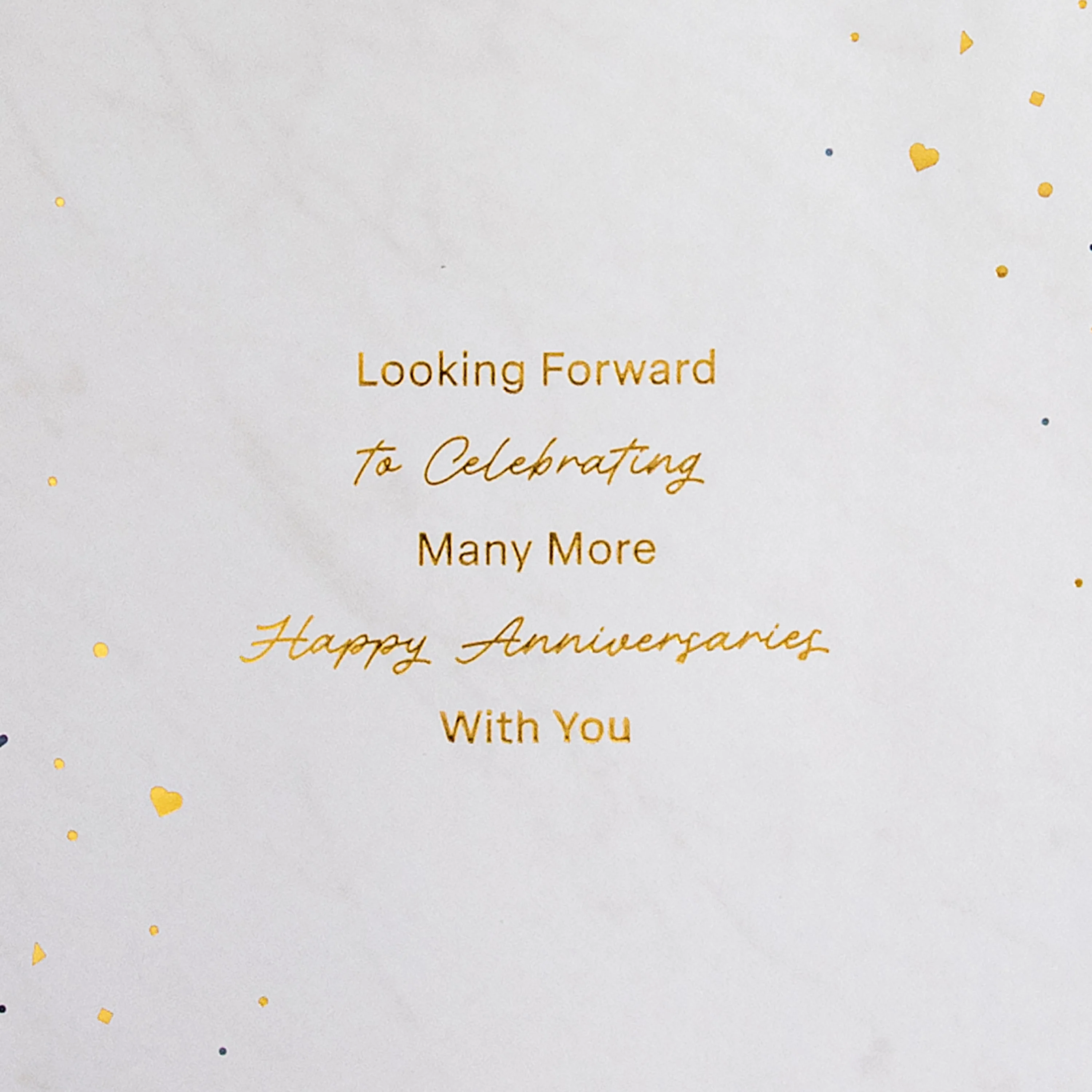 Anniversary Card for Husband - Light Patterned Design with Heart - Image 7