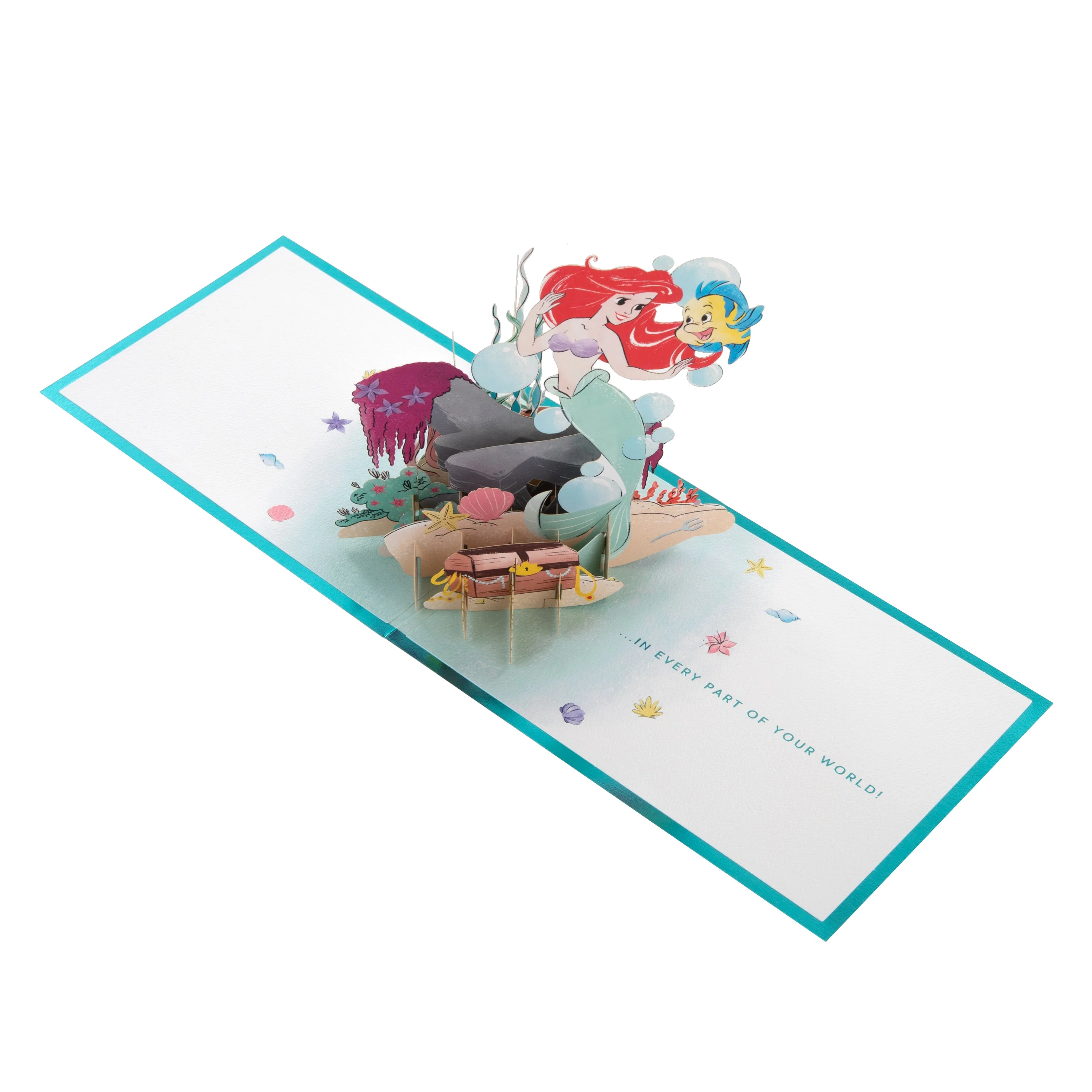 Any Occasion, Birthday Card - 3D Pop-Up Disney The Little Mermaid Design - Image 3