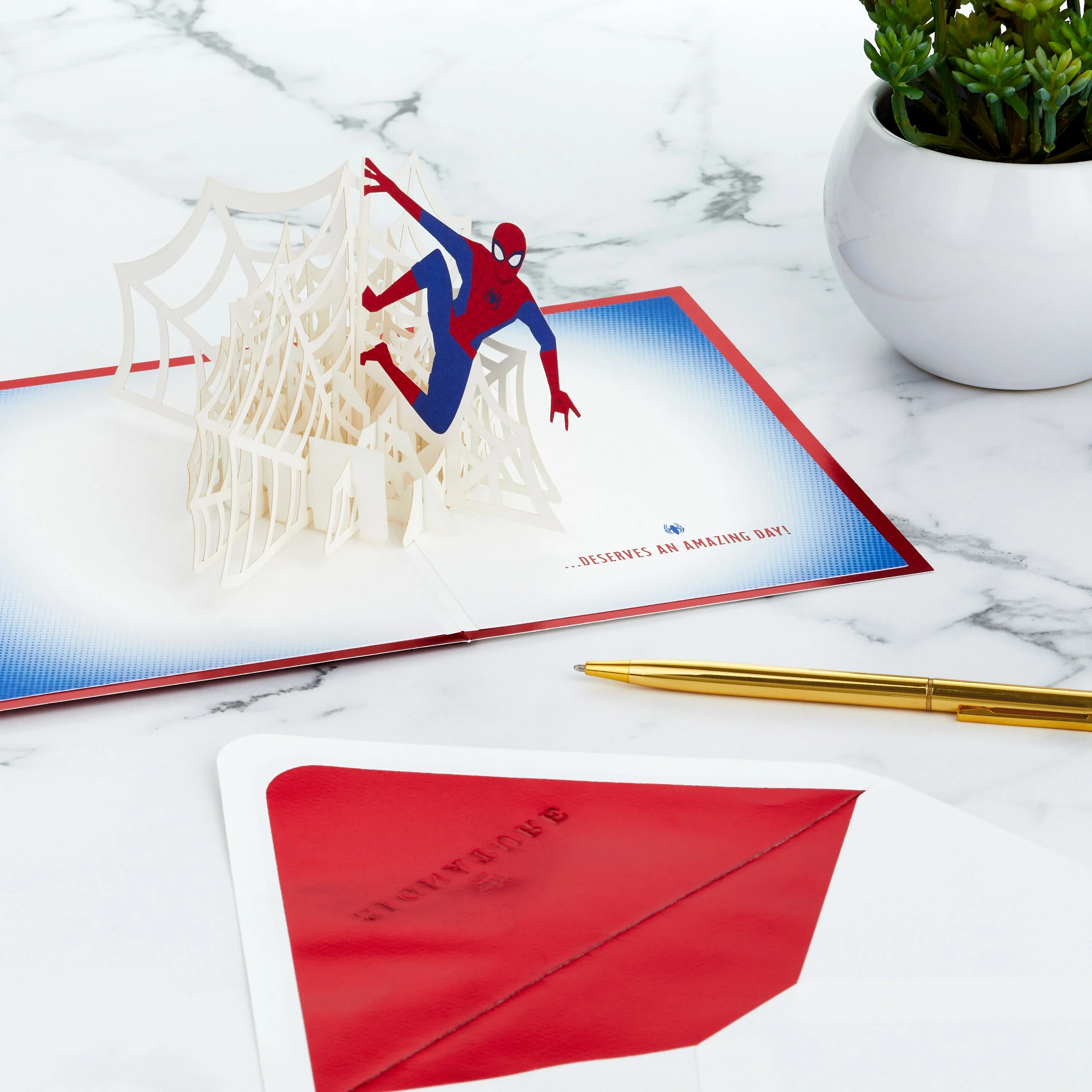 Any Occasion Greeting Card - 3D Pop-Up MARVEL Spider-Man Design - Image 6