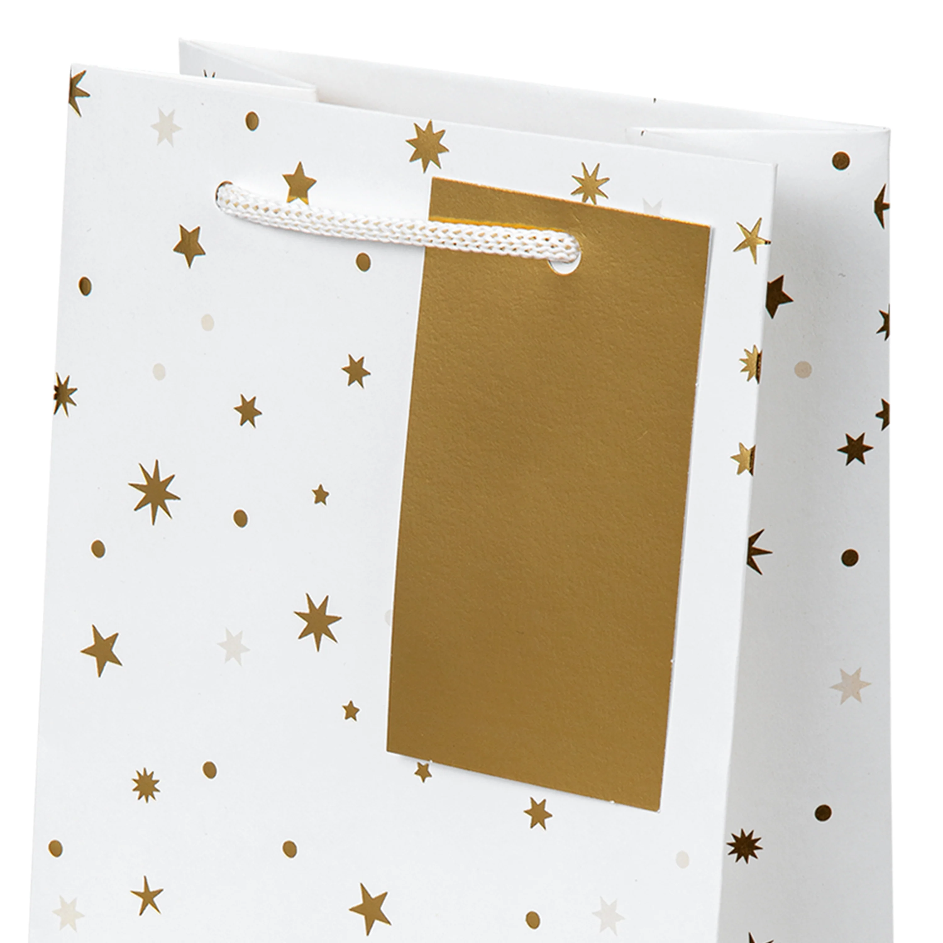 Any Occasion Bottle Bags - Pack of 3 Gold Stars Design - Image 6