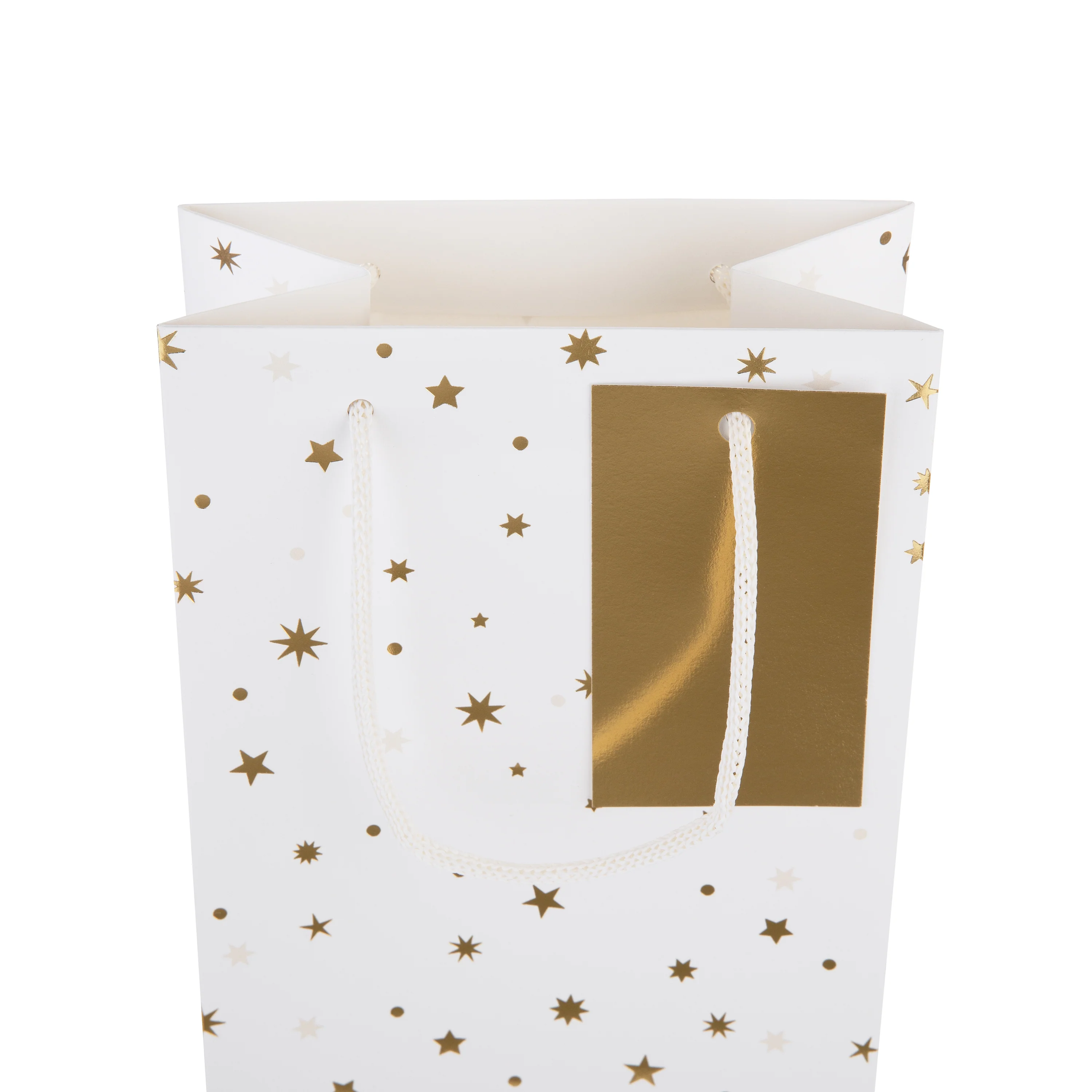 Any Occasion Bottle Bags - Pack of 3 Gold Stars Design - Image 7