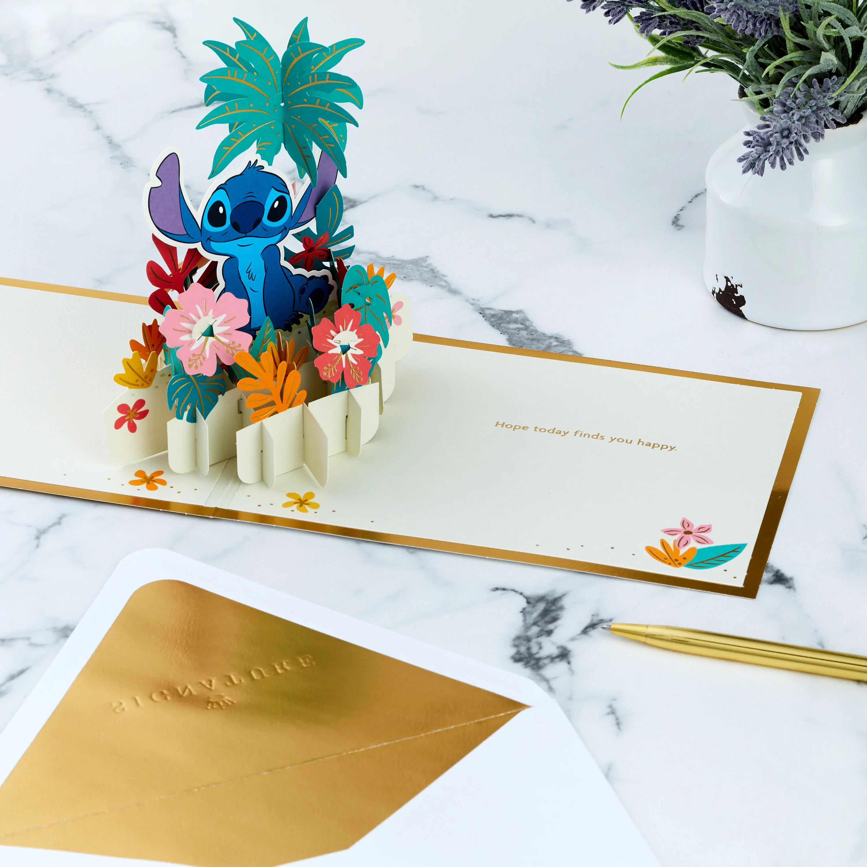 Any Occasion Card - 3D Pop-Up Disney Lilo & Stitch Design - Image 2
