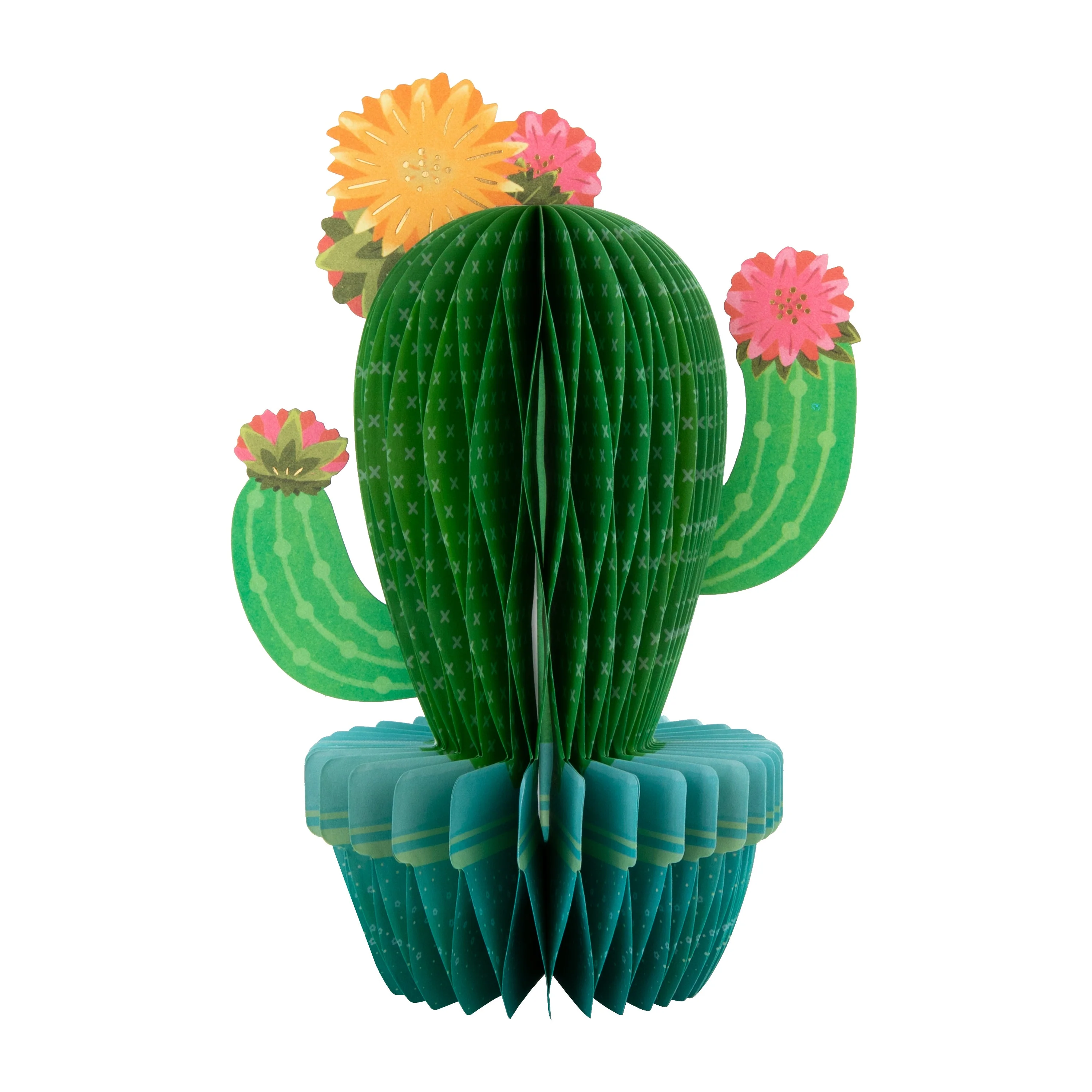 Any Occasion Card - 3D & Pop-Up Honeycomb Cactus Design - Image 6