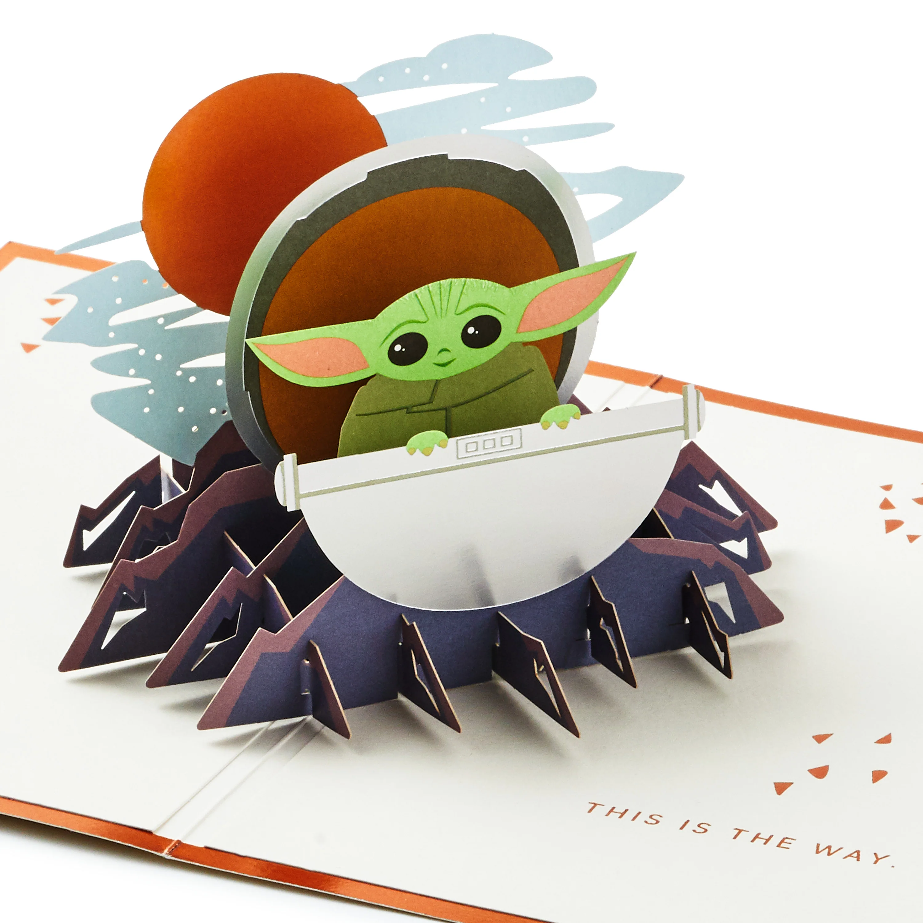 Any Occasion Card - 3D Pop-Up The Mandalorian™ Grogu™ Design