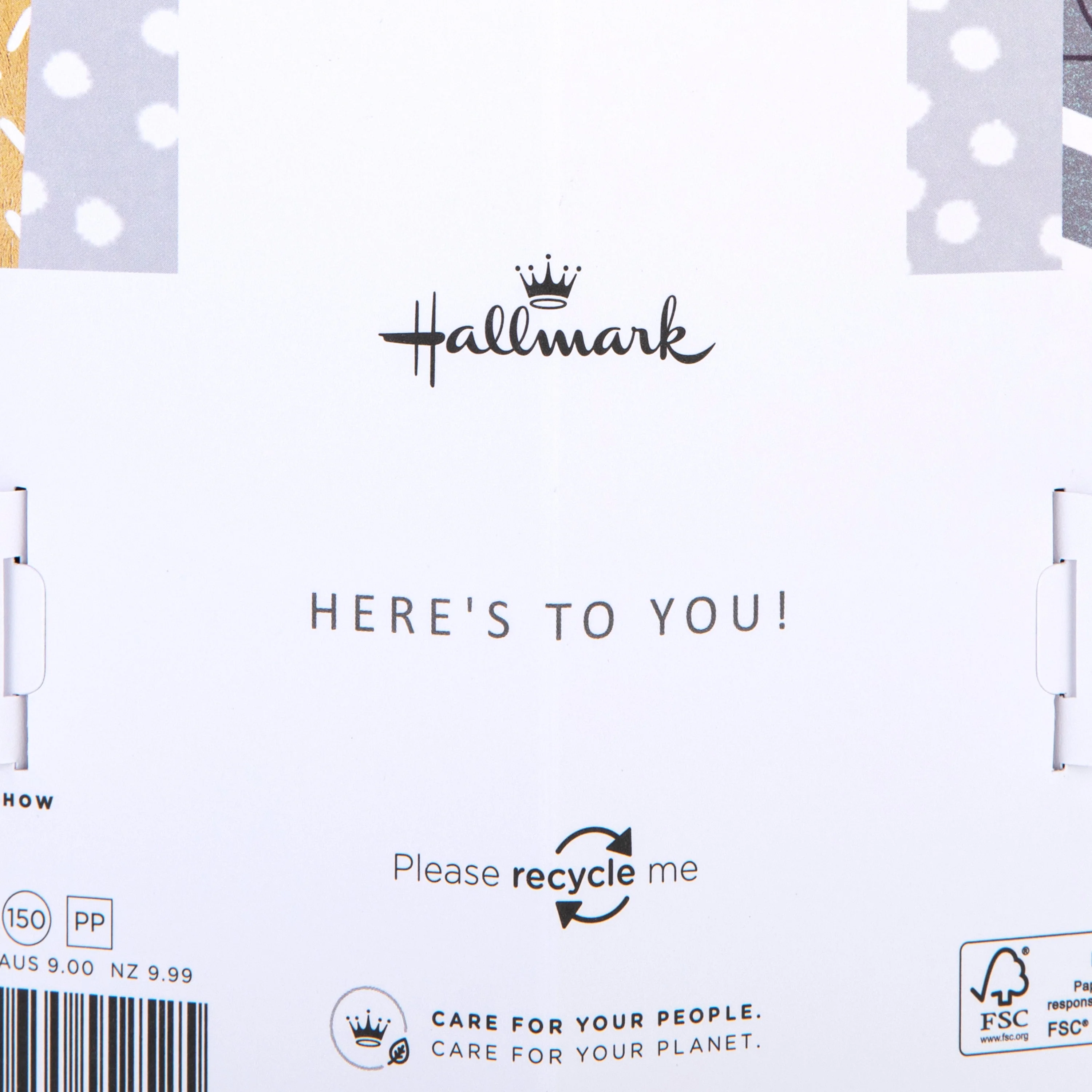 Any Occasion Celebrate Card - 3D Pop Up Grey & Gold Presents Design - Image 6
