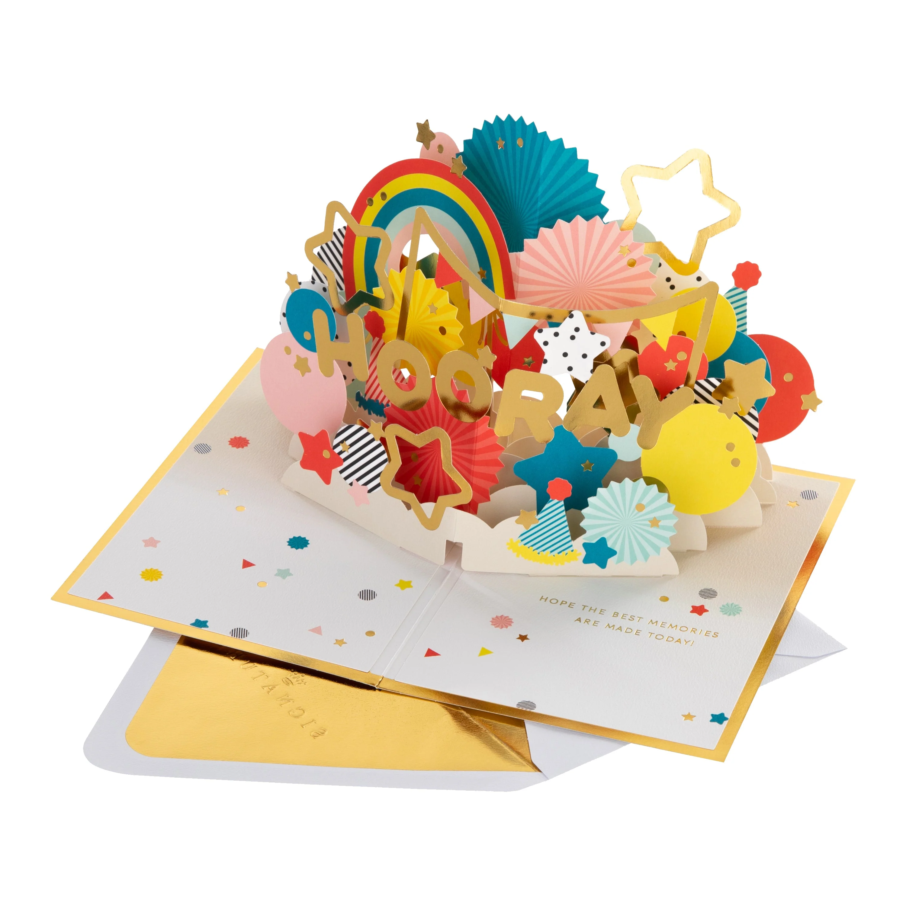 Any Occasion Celebration Card - 3D & Pop-Up 'Hooray' Design - Image 2