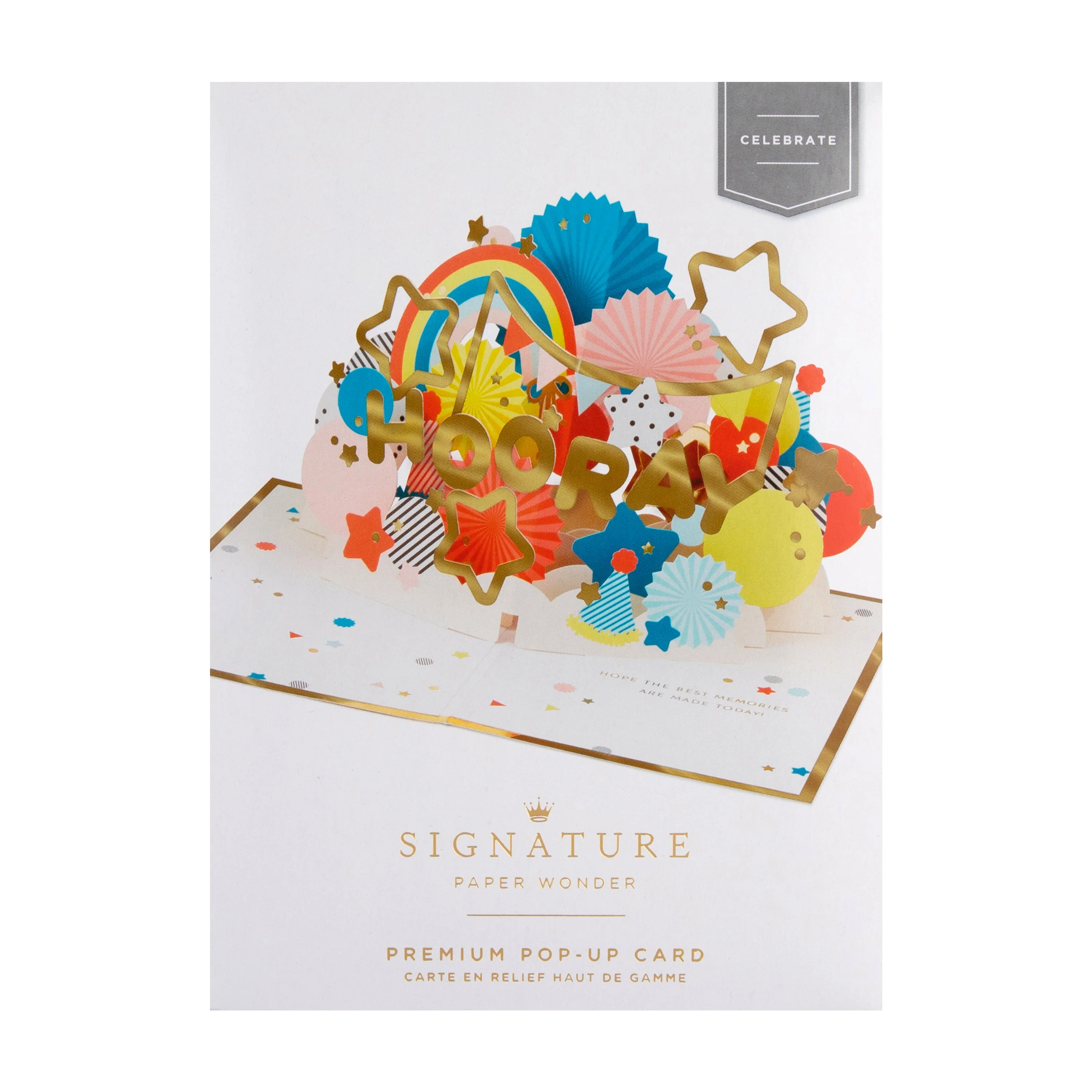 Any Occasion Celebration Card - 3D & Pop-Up 'Hooray' Design - Image 9