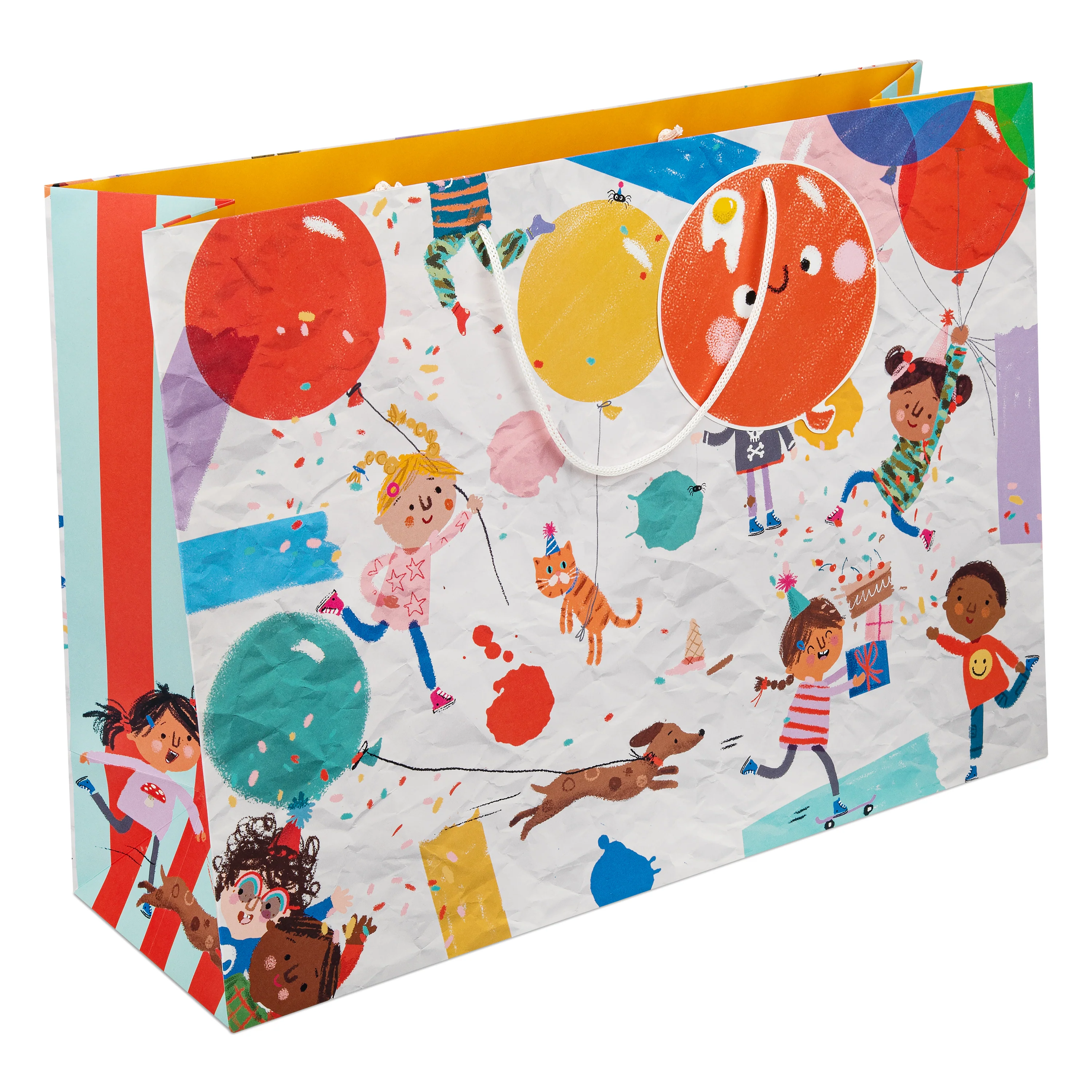 Extra Large Gift Bag - Custard Crew Kids Design