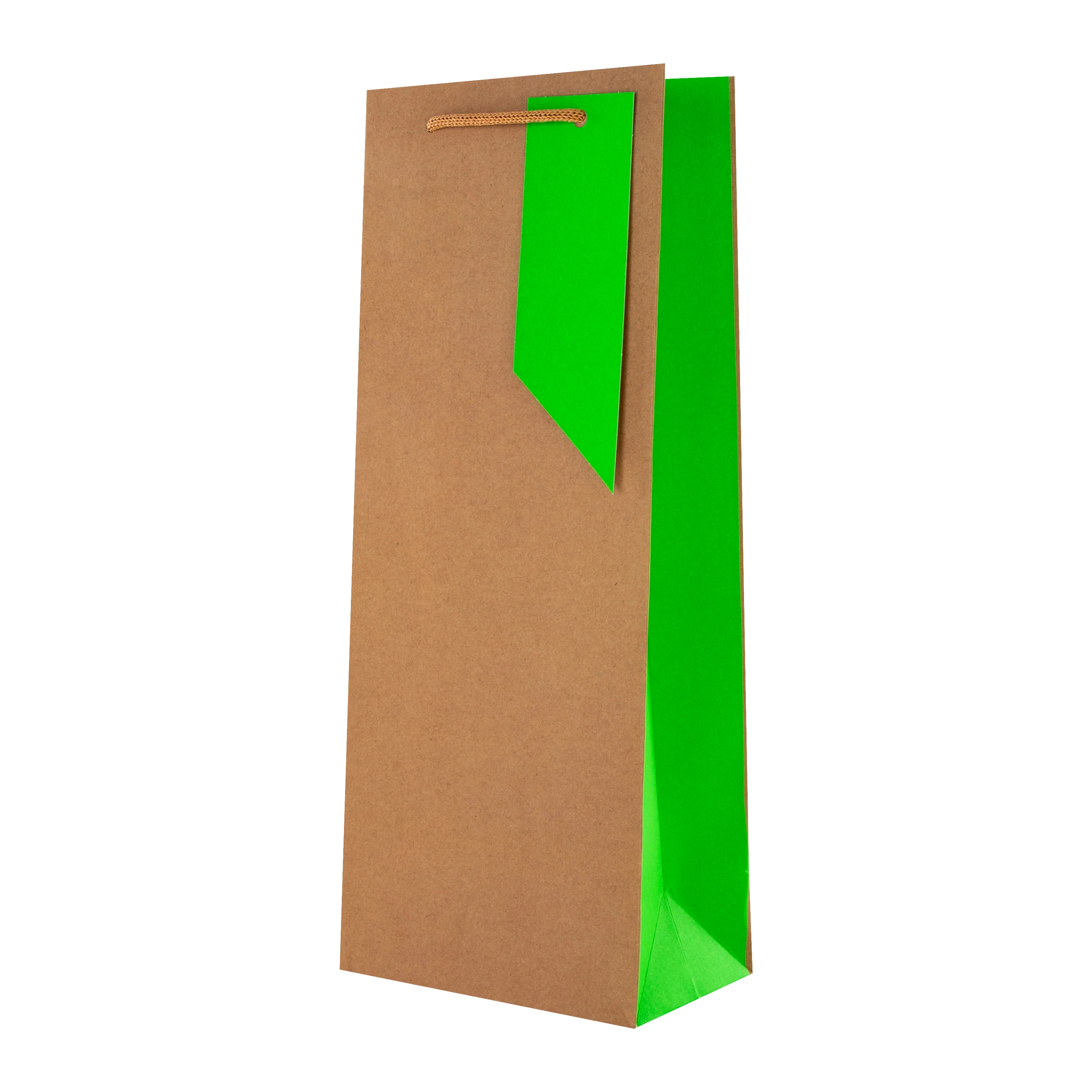 Any Occasion Gift Bag Pack - 4 Bags in 4 Neon, Brown Kraft Designs - Image 5