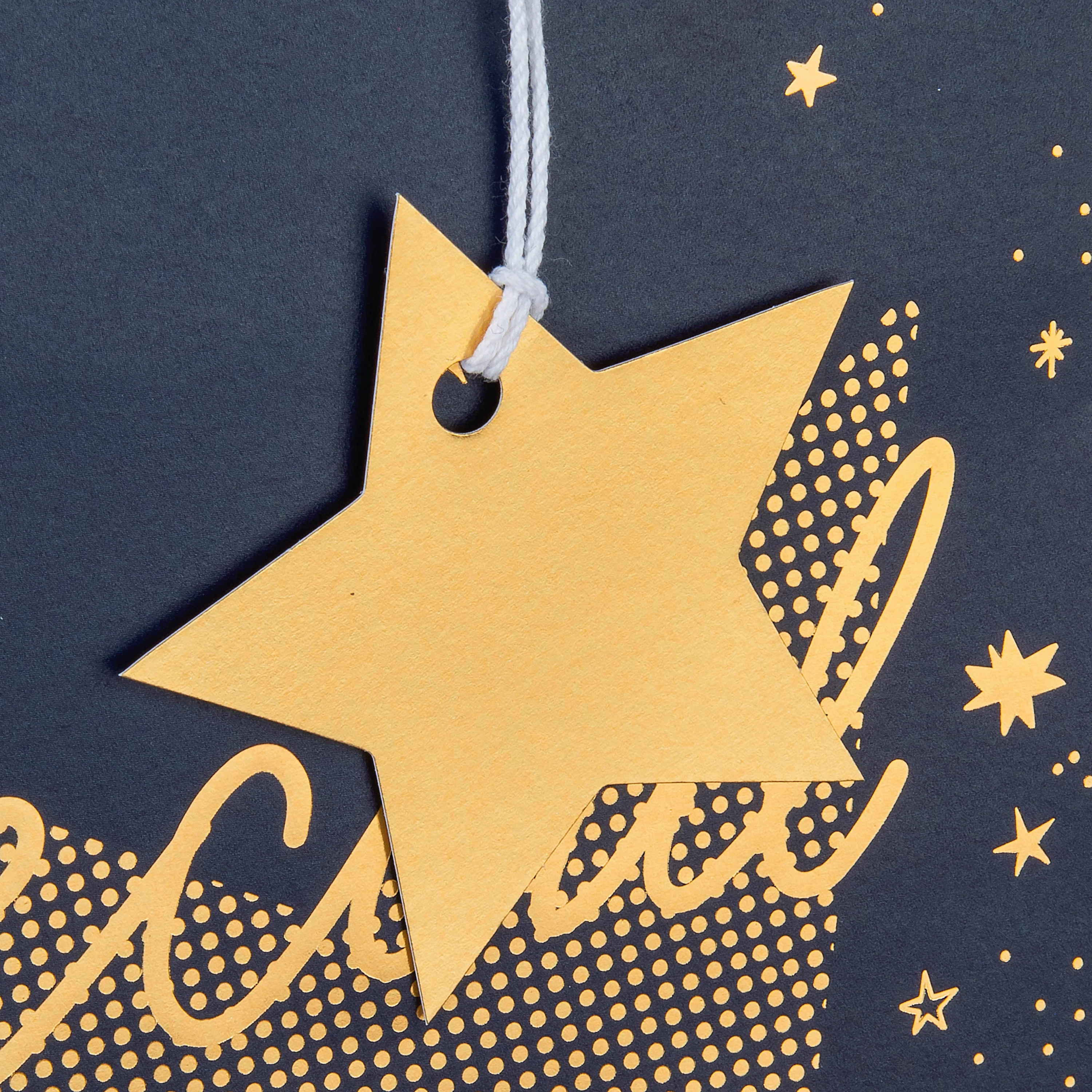 Any Occasion Gift Bags - 3 Pack in 3 Gold-Foiled Star-Themed Celebration Designs & 3 Sizes - Image 7