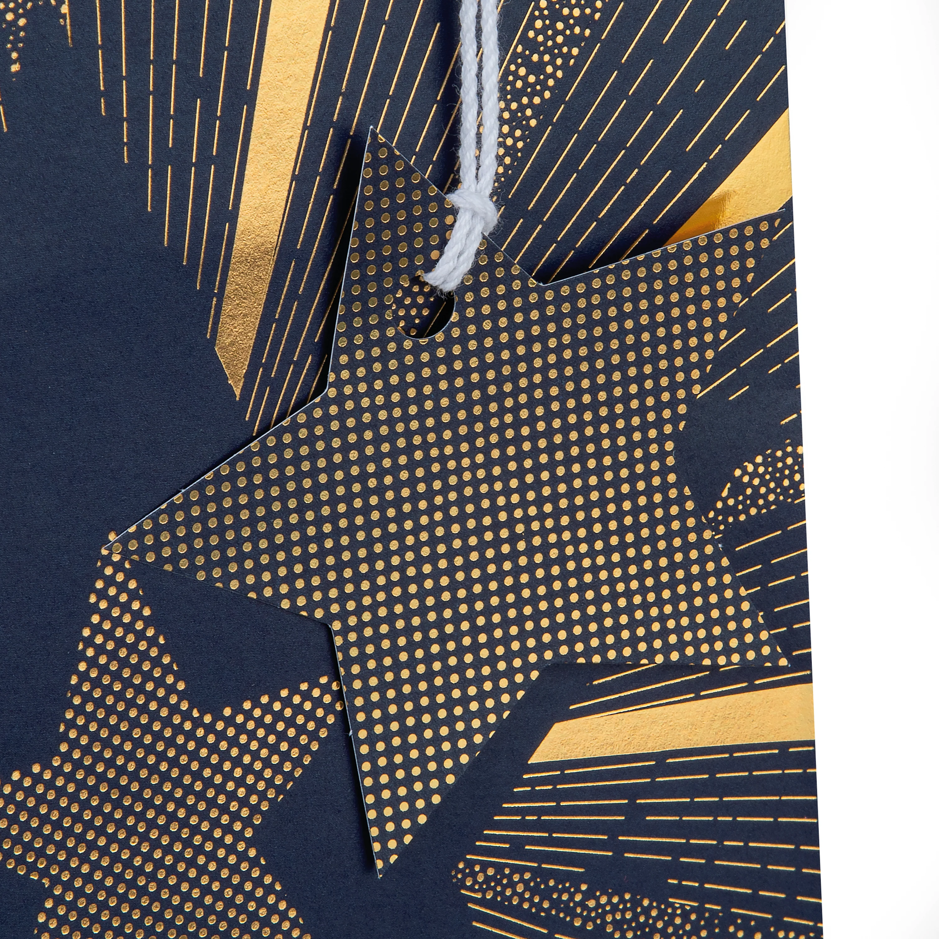 Any Occasion Gift Bags - 3 Pack in 3 Gold-Foiled Star-Themed Celebration Designs & 3 Sizes - Image 9