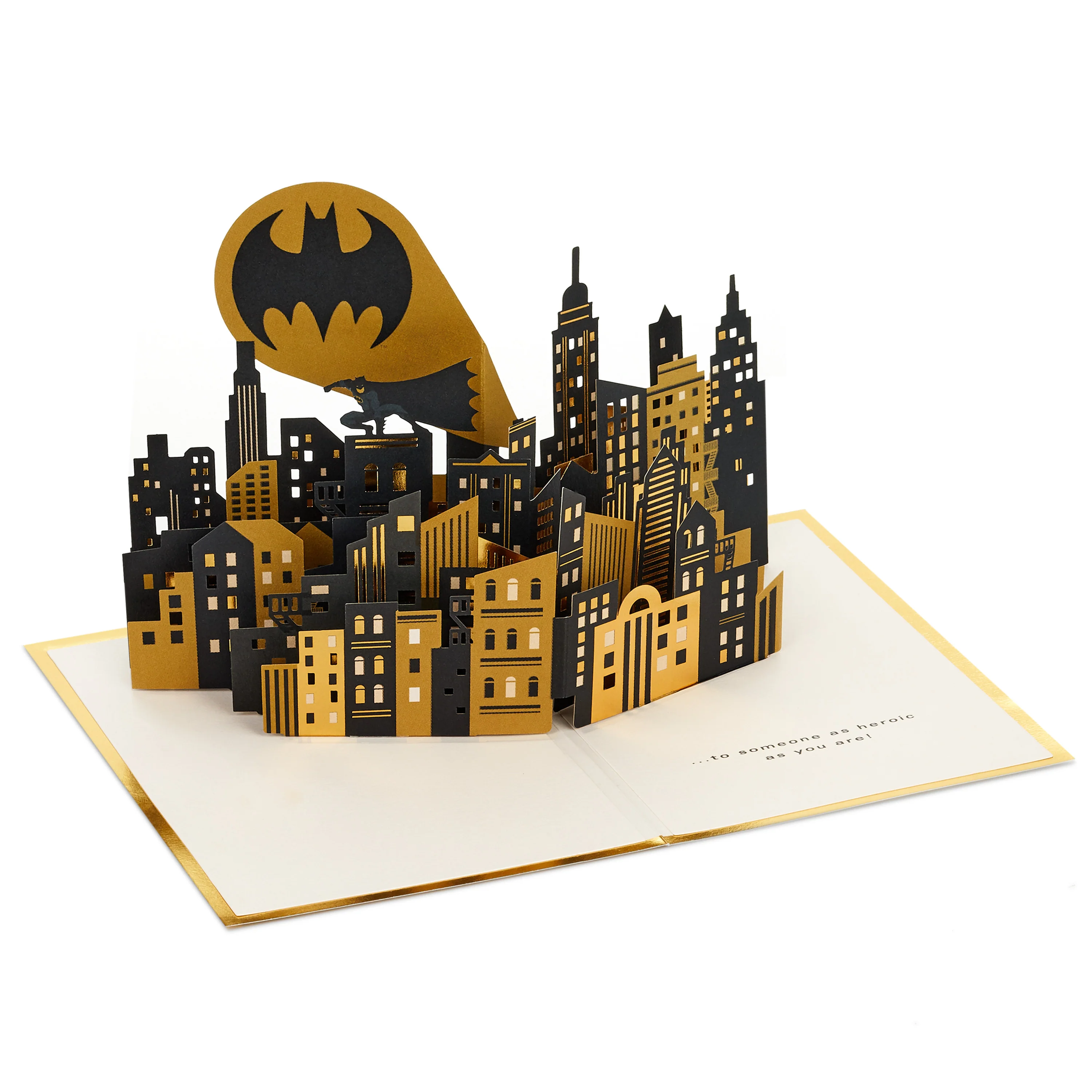 Any Occasion Greeting Card - 3D Pop-Up Batman Design - Image 3