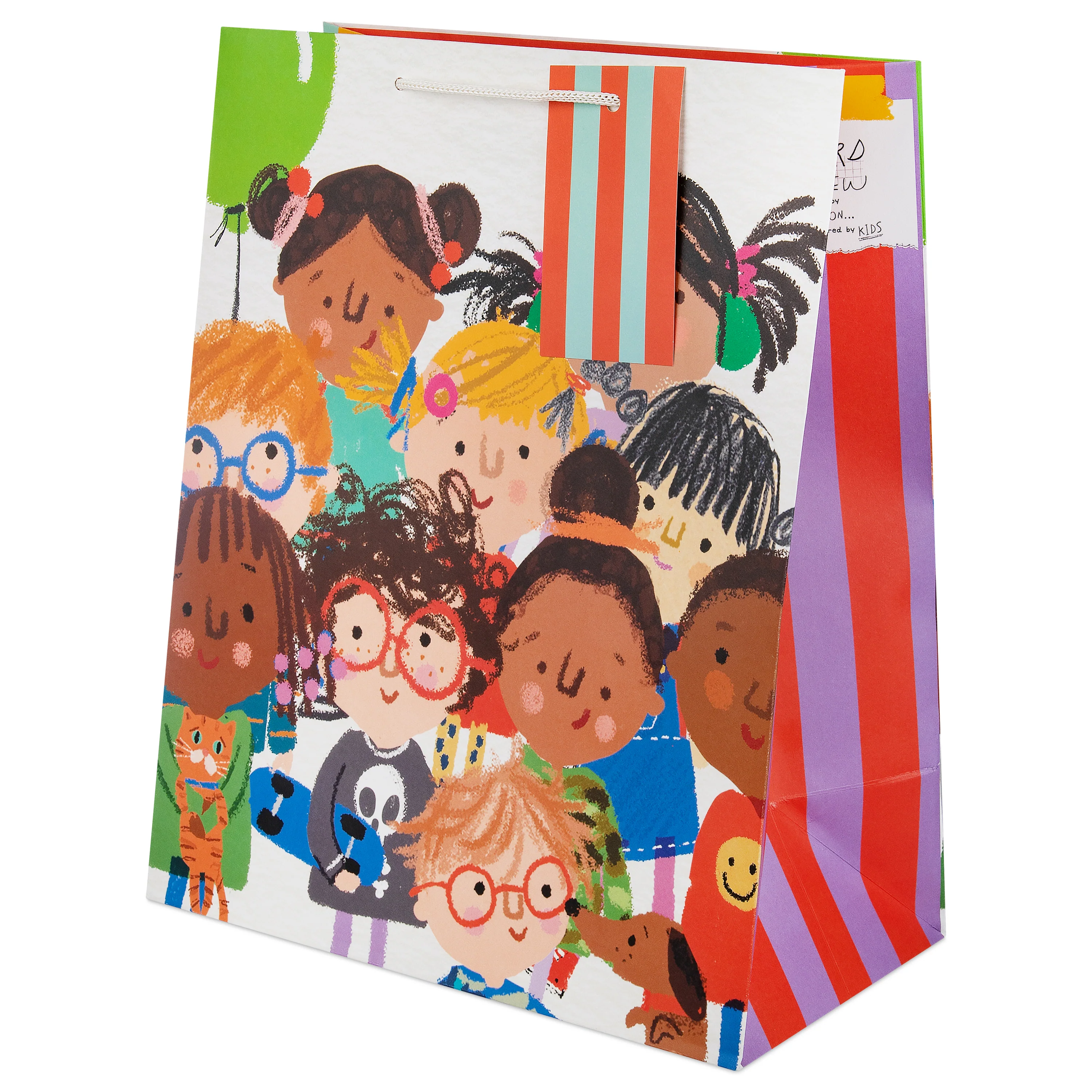 Any Occasion Large Gift Bag - Custard Crew Kids Design