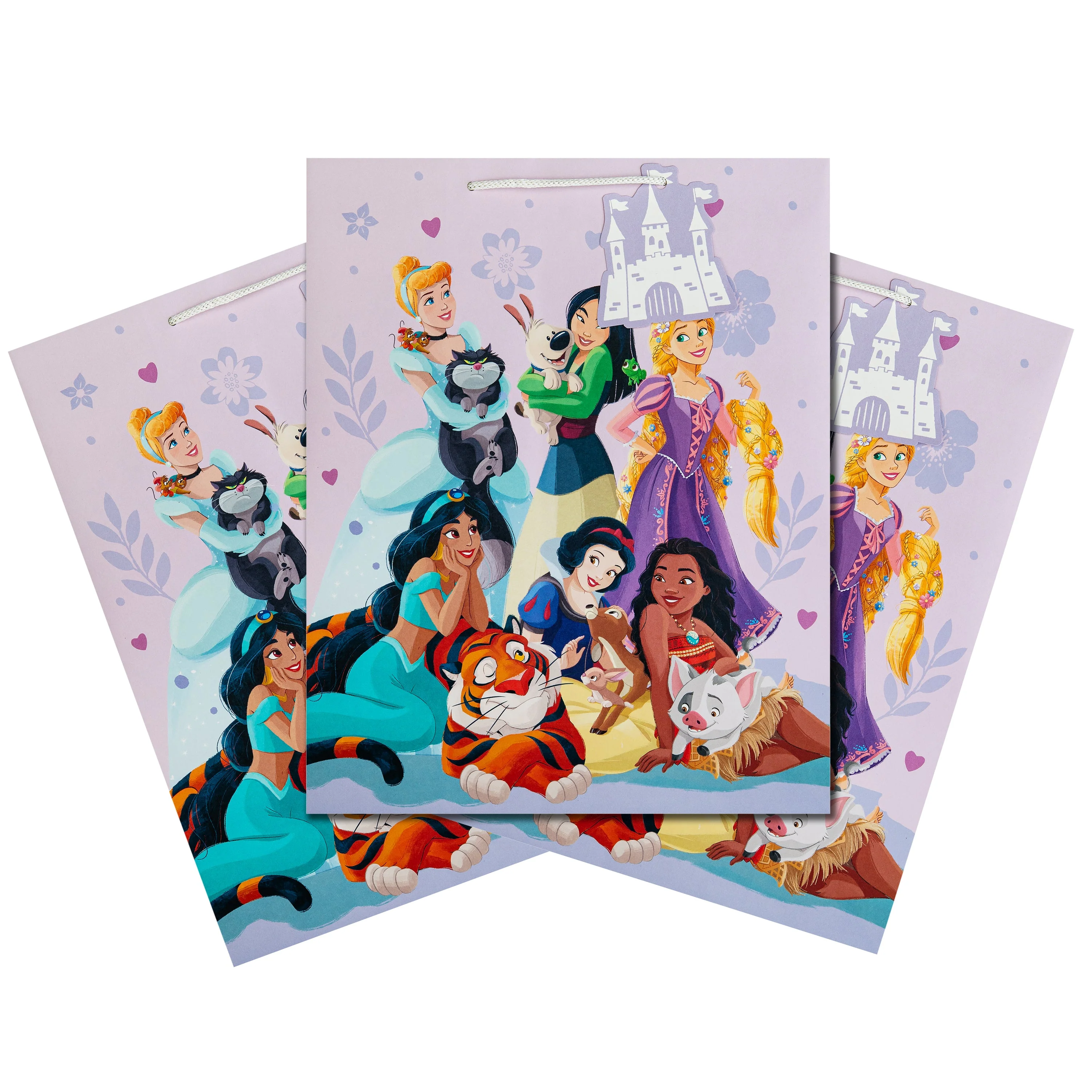 Any Occasion Large Gift Bag - Pack of 3 Disney Princesses Design - Image 4