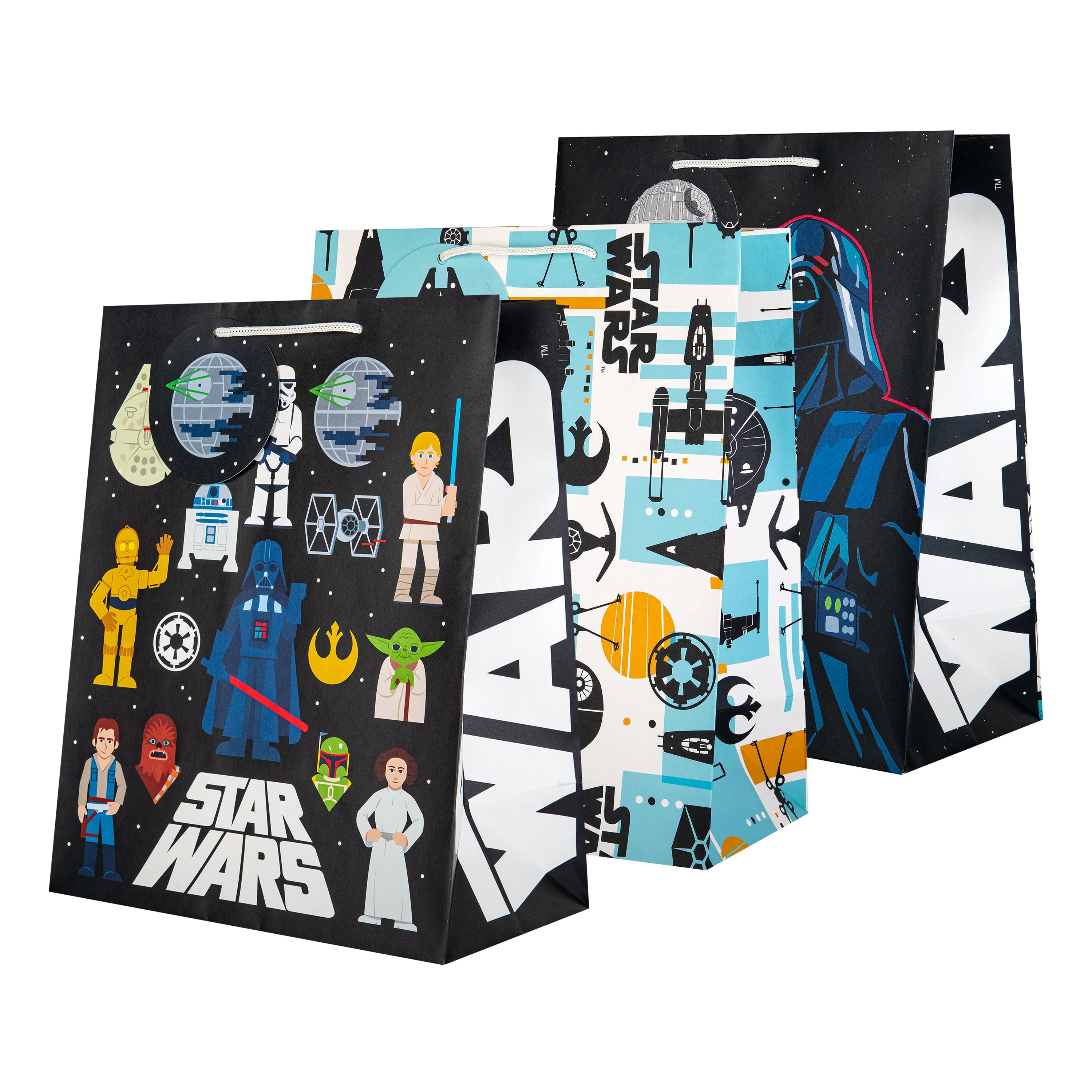 Any Occasion Large Gift Bag - Pack of 3 in 3 Star Wars™ Designs