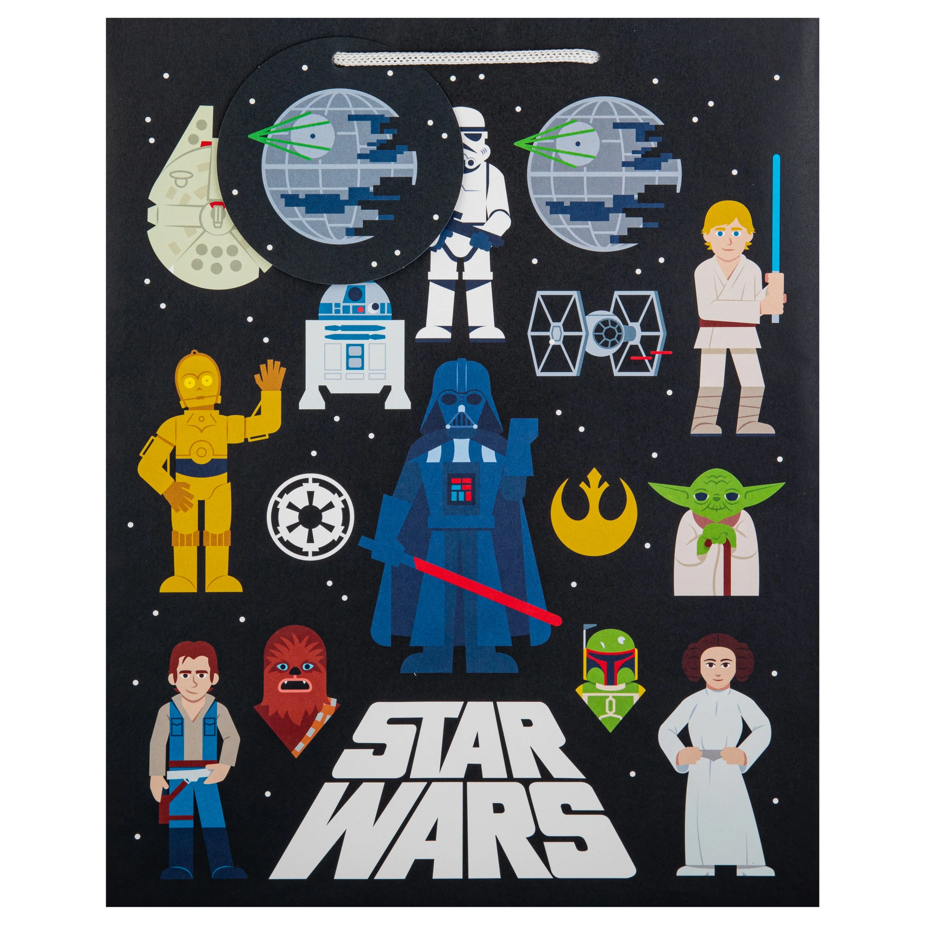 Any Occasion Large Gift Bag - Pack of 3 in 3 Star Wars™ Designs - Image 6