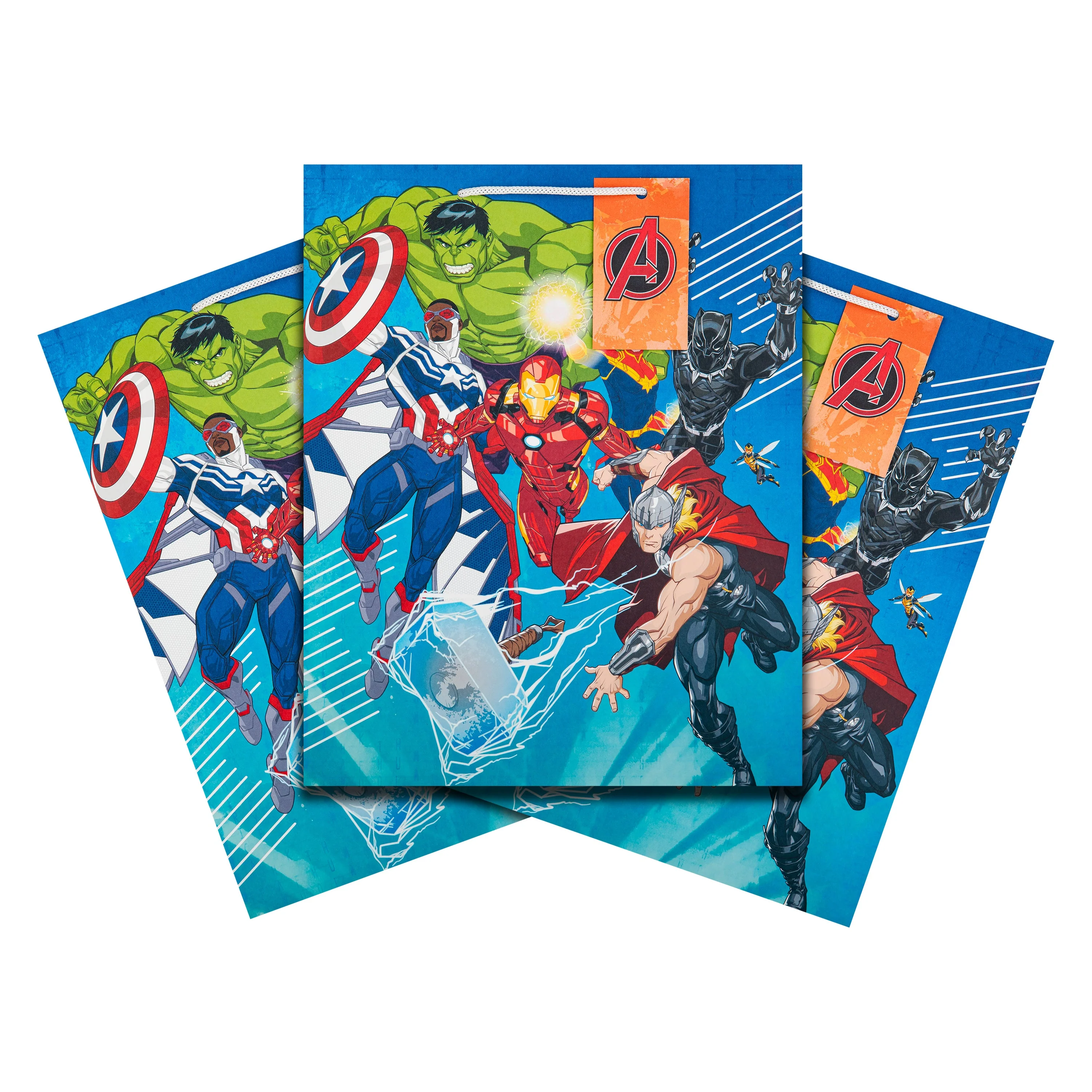 Any Occasion Large Gift Bag - Pack of 3 MARVEL Avengers Design - Image 4