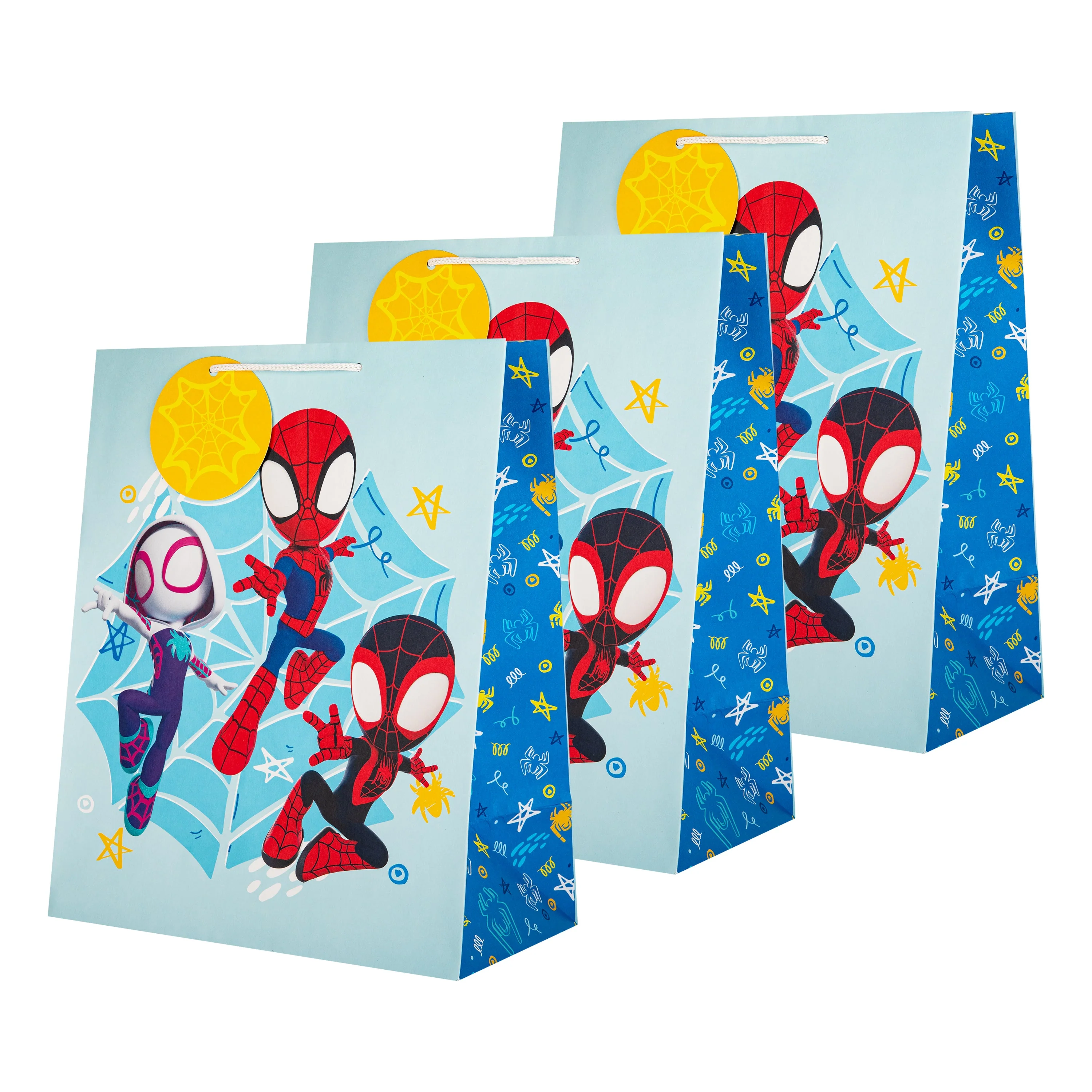 Any Occasion Large Gift Bag - Pack of 3 Spider-Man Design