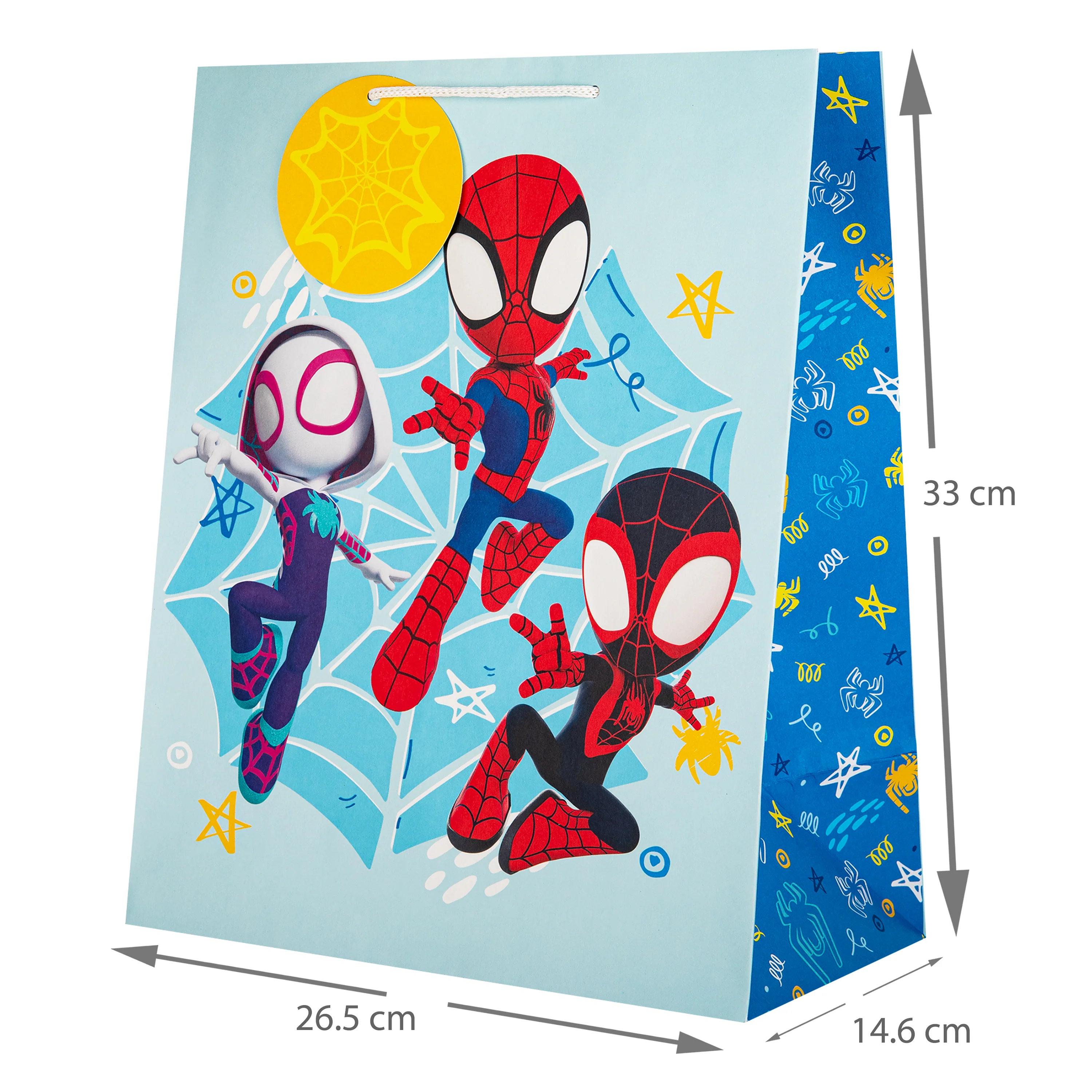 Any Occasion Large Gift Bag - Pack of 3 Spider-Man Design - Image 3
