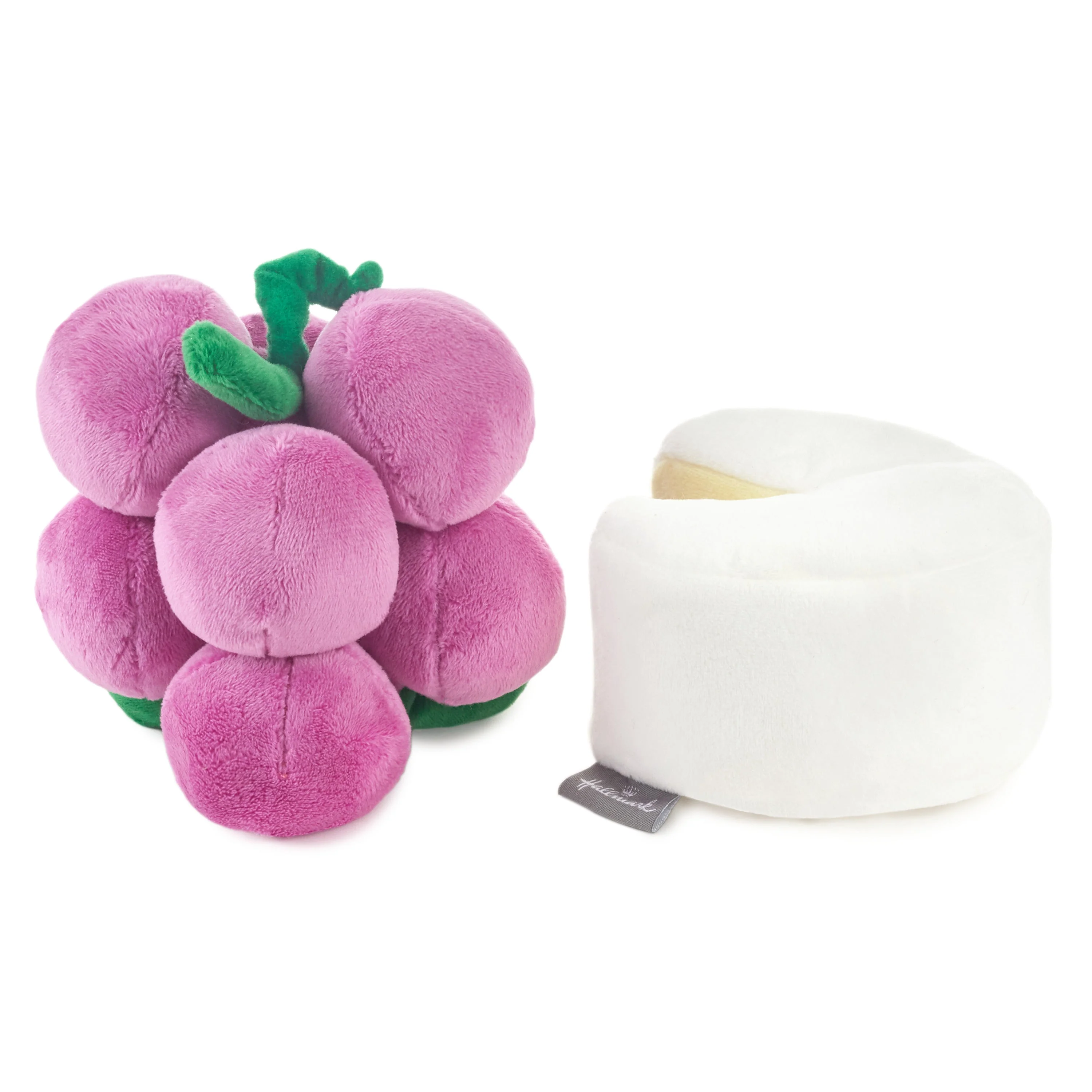 Better Together Grapes & Brie Magnetic Soft Toy Pair - Image 2