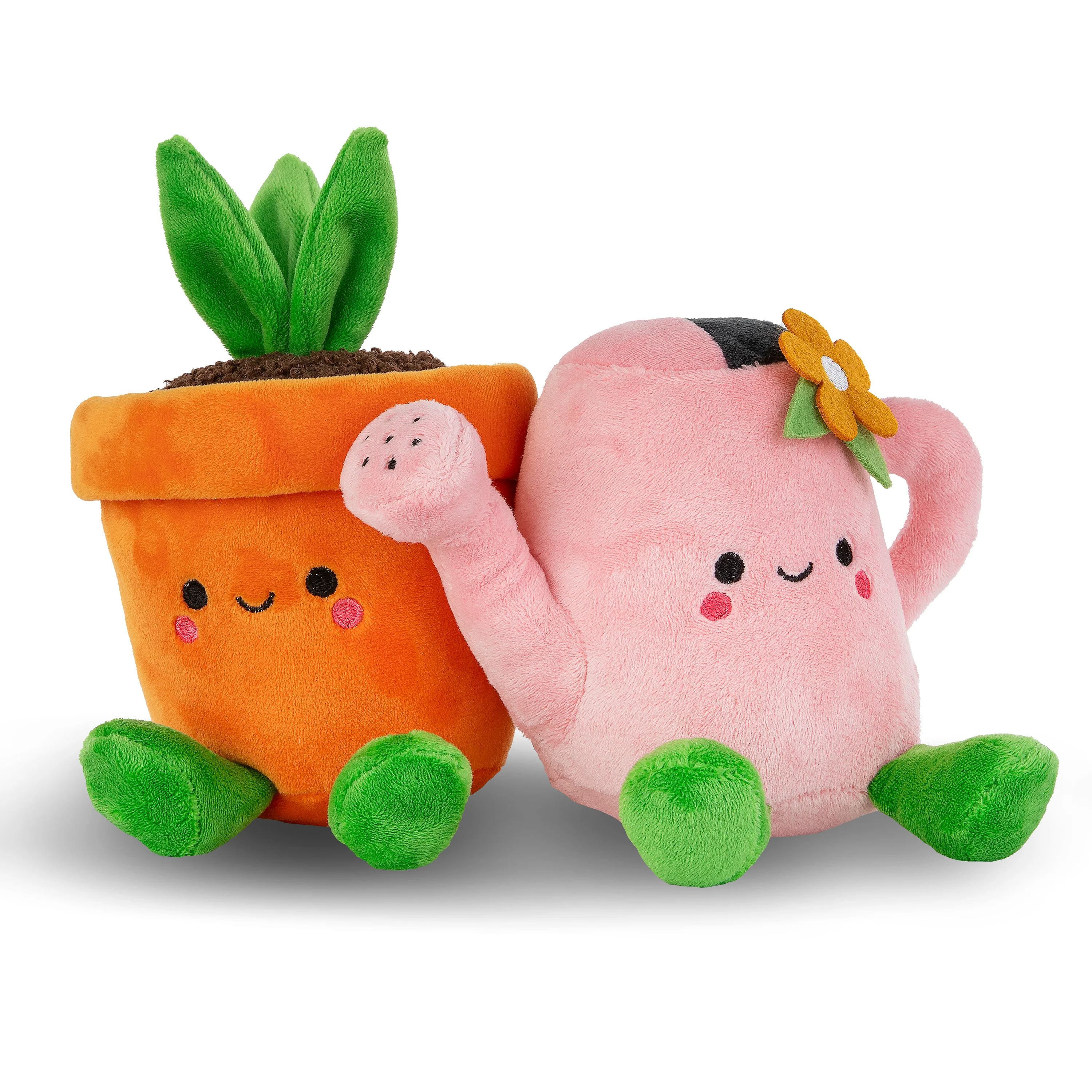 Better Together Watering Can & Plant Pot Magnetic Soft Toy Pair - Image 3